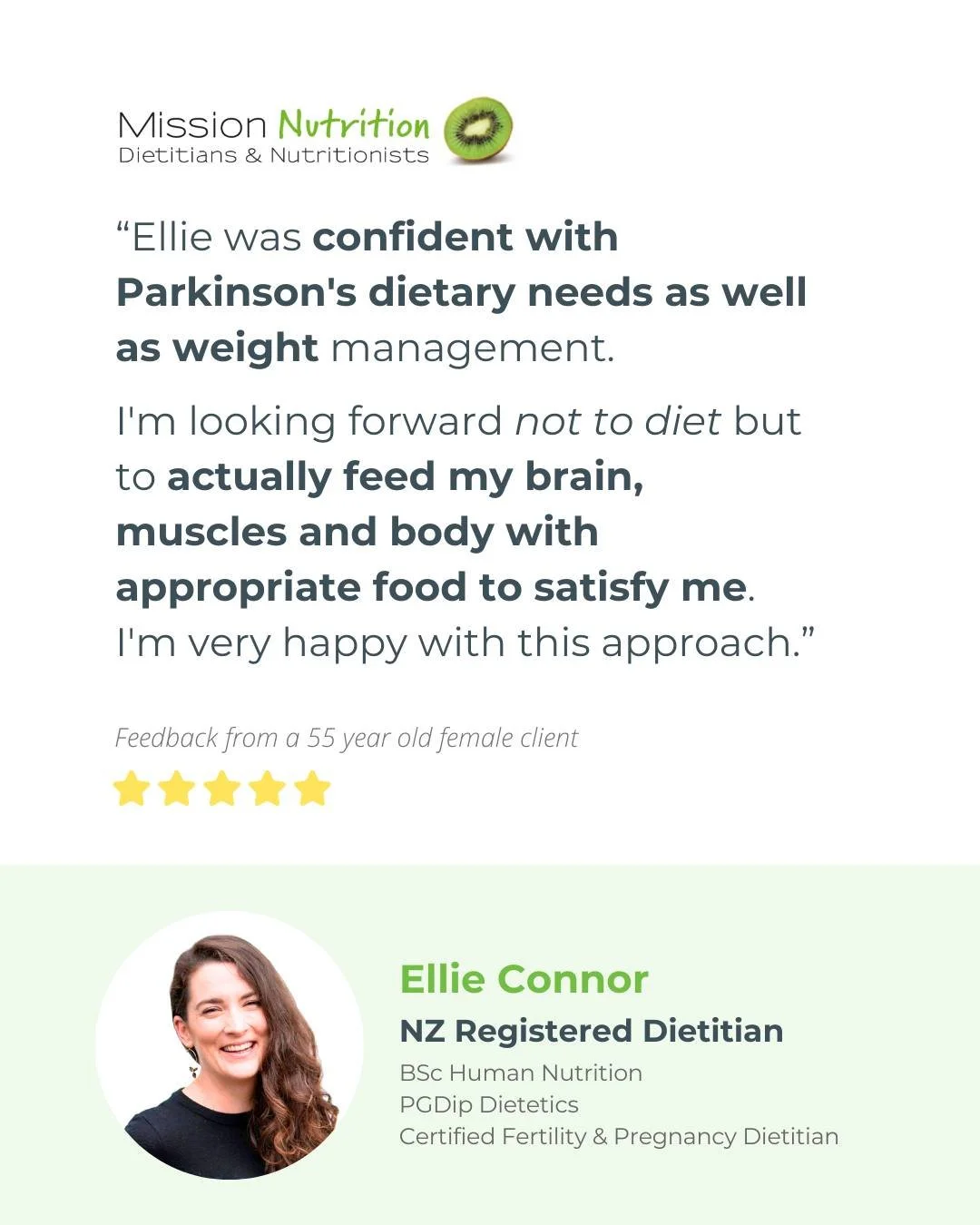 🫶 This feedback captures what it&rsquo;s like to work with our Dietitian Ellie ✨ 

Ellie takes the time to understand the whole person, not just the symptoms. With her thoughtful, evidence-based and holistic approach, she looks at the bigger picture