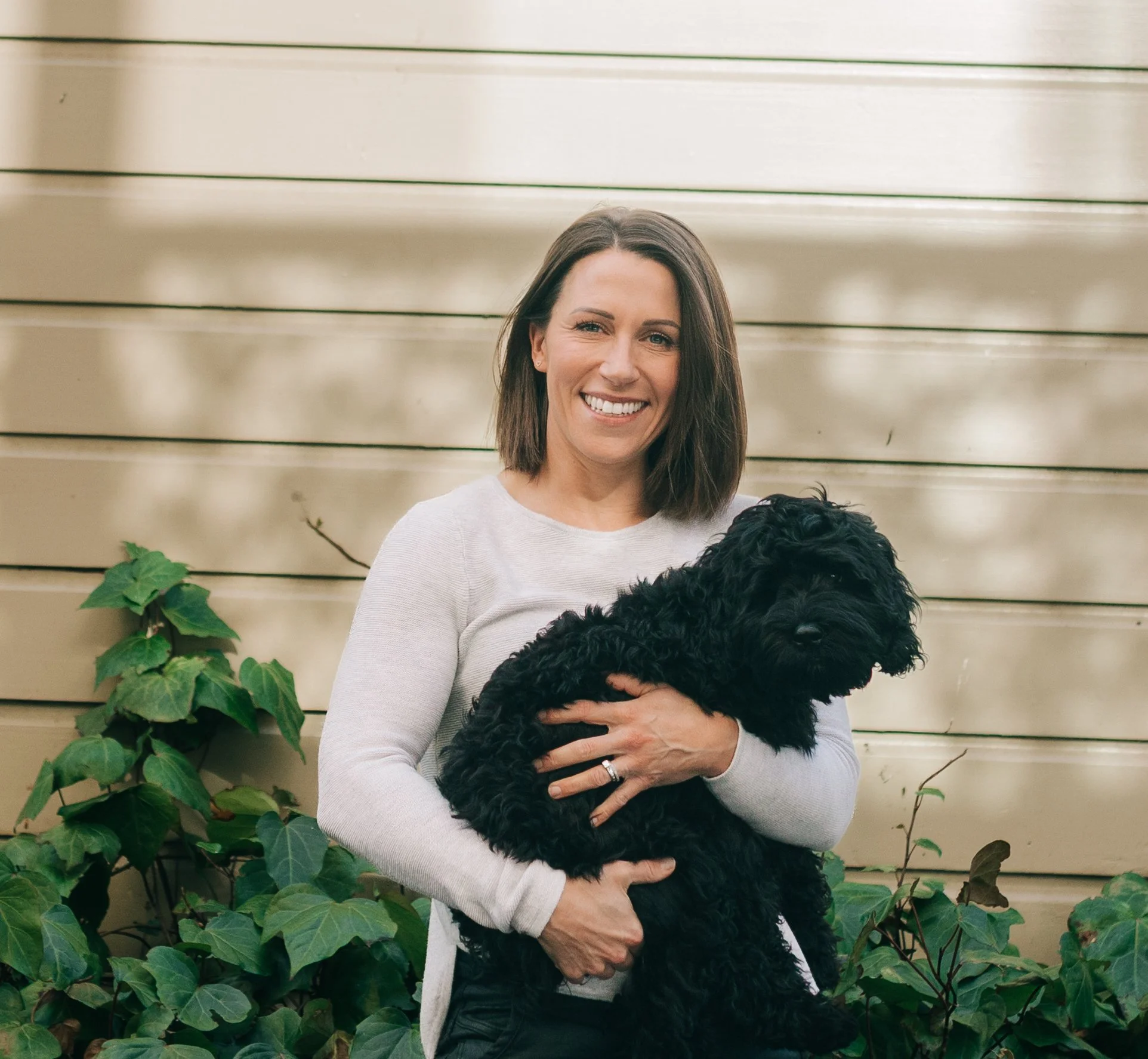 Claire Turnbull and Oreo