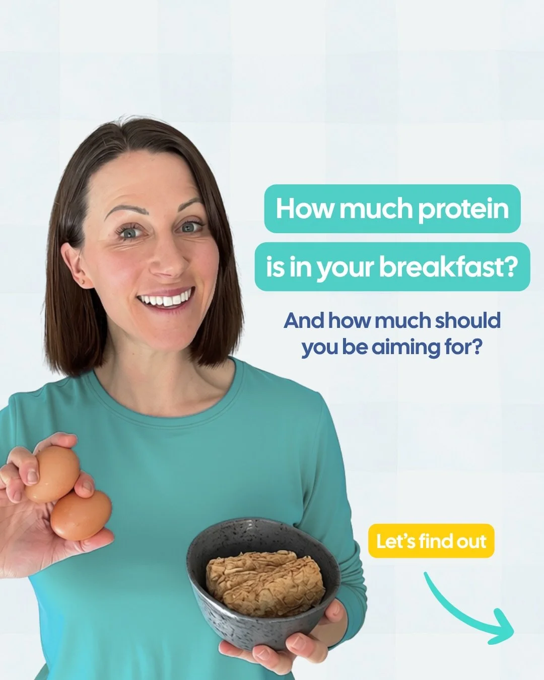 🥳 Comment BREAKFAST for my FREE protein guide and easy breakfast ideas with eggs! 🍳👇

Including enough protein at breakfast can help you:

✓ Feel fuller for longer
✓ Support muscle maintenance and repair
✓ Support bone health

&hellip;and eggs are