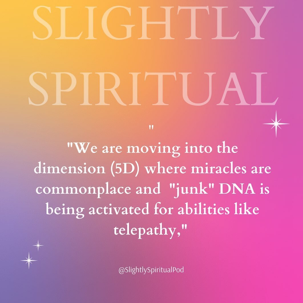 💕🚨 New Episode: Activating Junk DNA in 5D | 5D / Low Vibe Beings Explained 🚨💕

Have you heard everyone talking about &ldquo;5D&rdquo; and thought- what does that actually mean? As we move into 5D- AKA the dimension where miracles can occur, telep