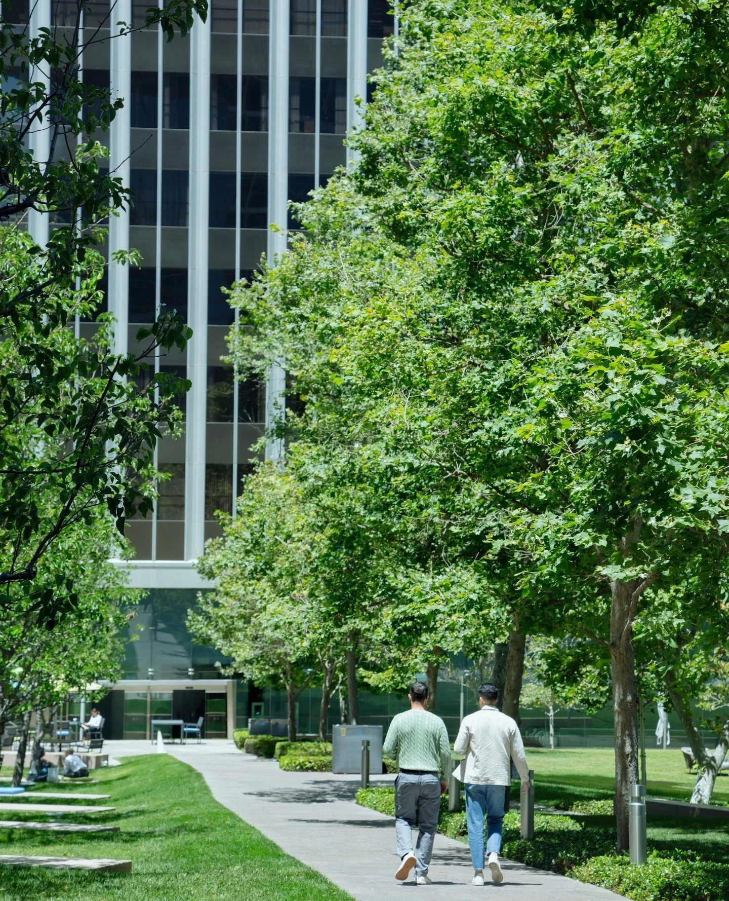 Connections aren&rsquo;t just built in boardrooms&mdash;they start with a simple walk across the plaza.⁠
⁠
#ArchitectureAndPeople #CenturyCity #ModernWorkspace #DesignInMotion #BuiltEnvironment
