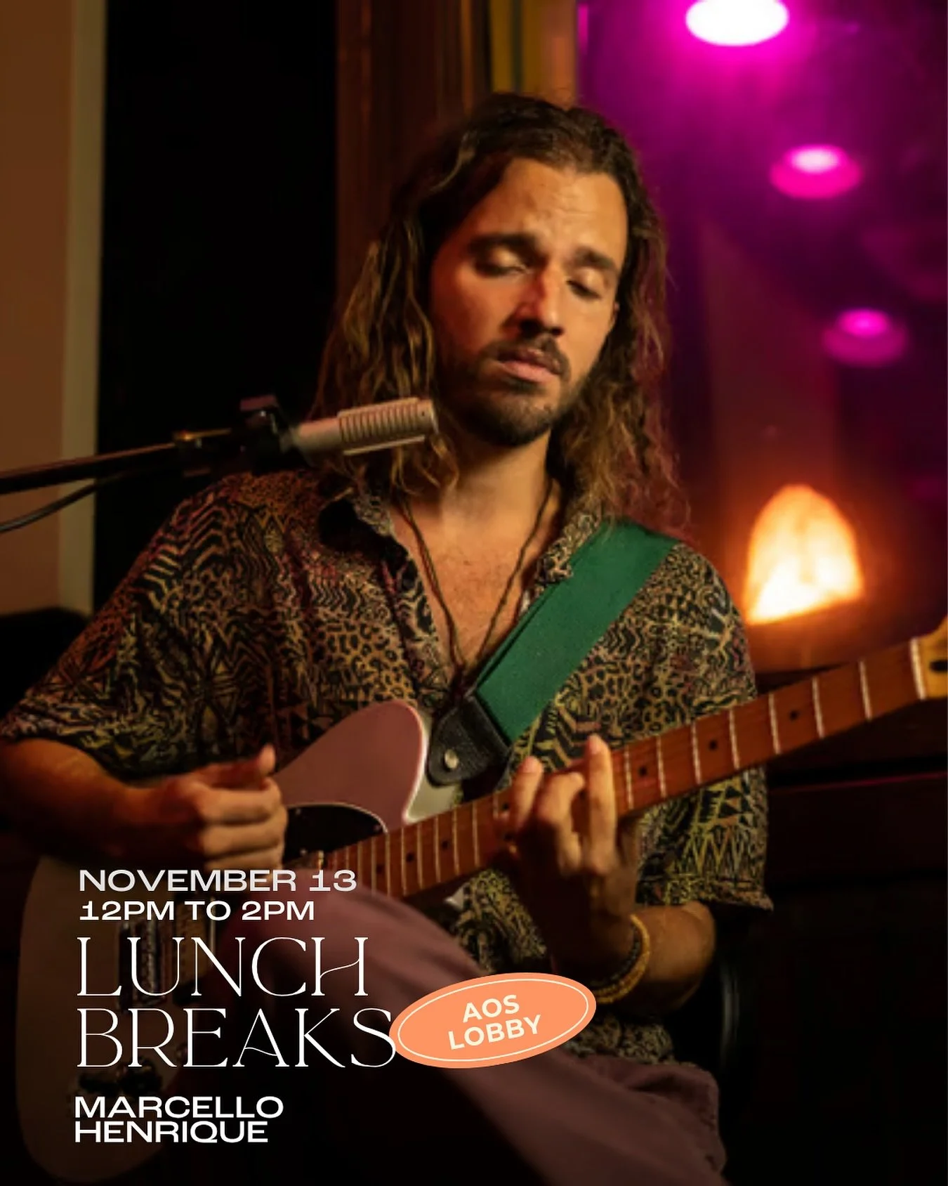 Lunch breaks is back this week! Head to the Avenue of the Stars lobby to hear some relaxing melodies during your midday reset.