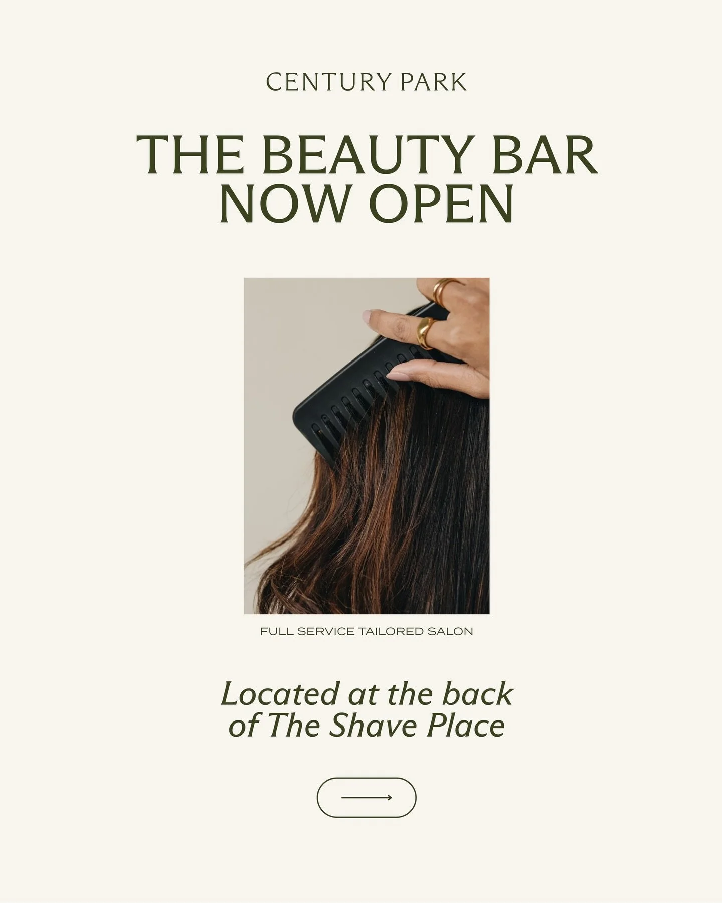 If you haven&rsquo;t walked to the back of The Shave Place yet&hellip; you might be missing something. Our new Beauty Bar is now open.
.
.
.
.
#officepark #centurypark #hairsalonopening #luxuryoffice #officeamenities