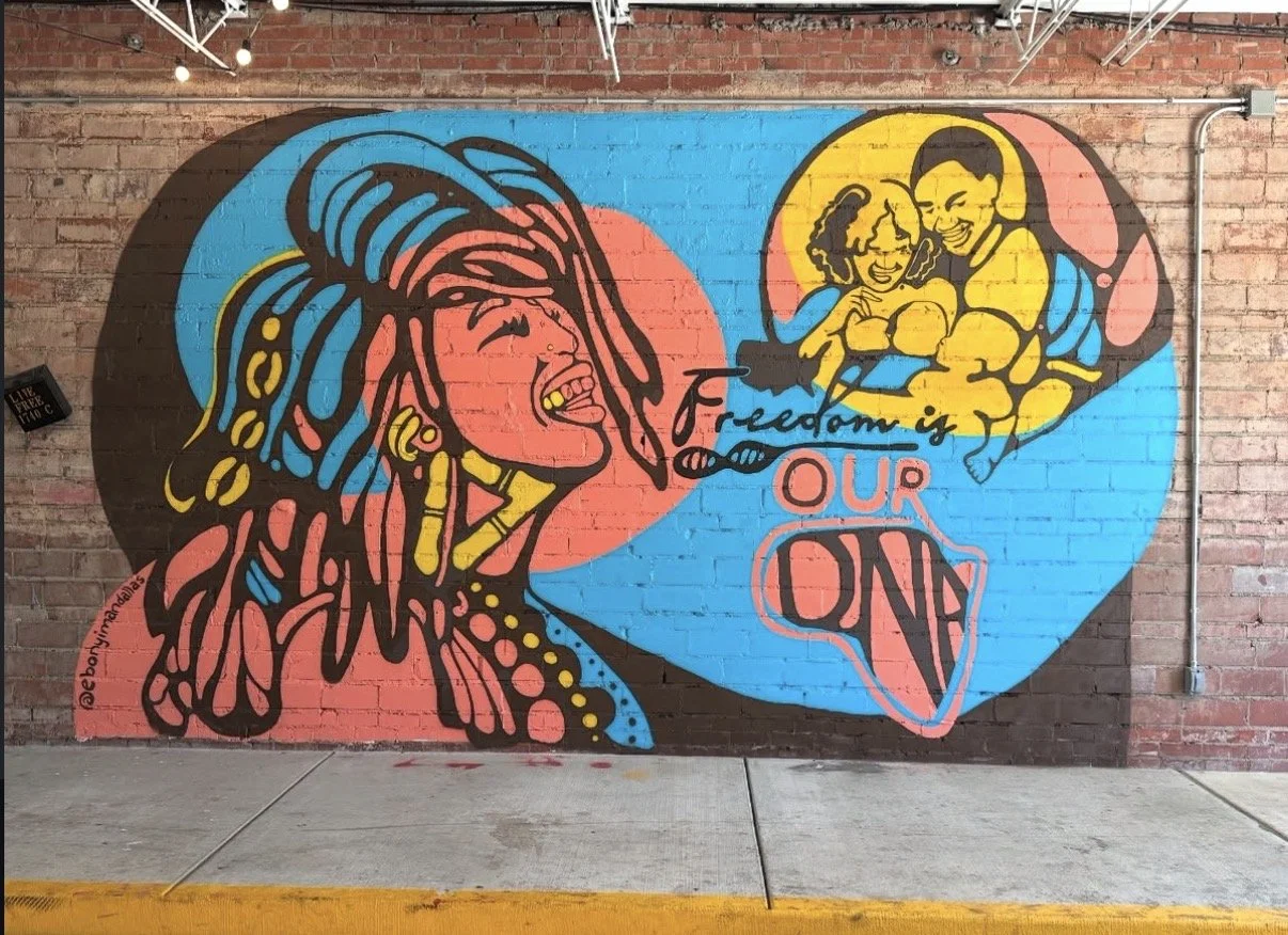 2025: Ebony Dallas - Juneteenth Mural
