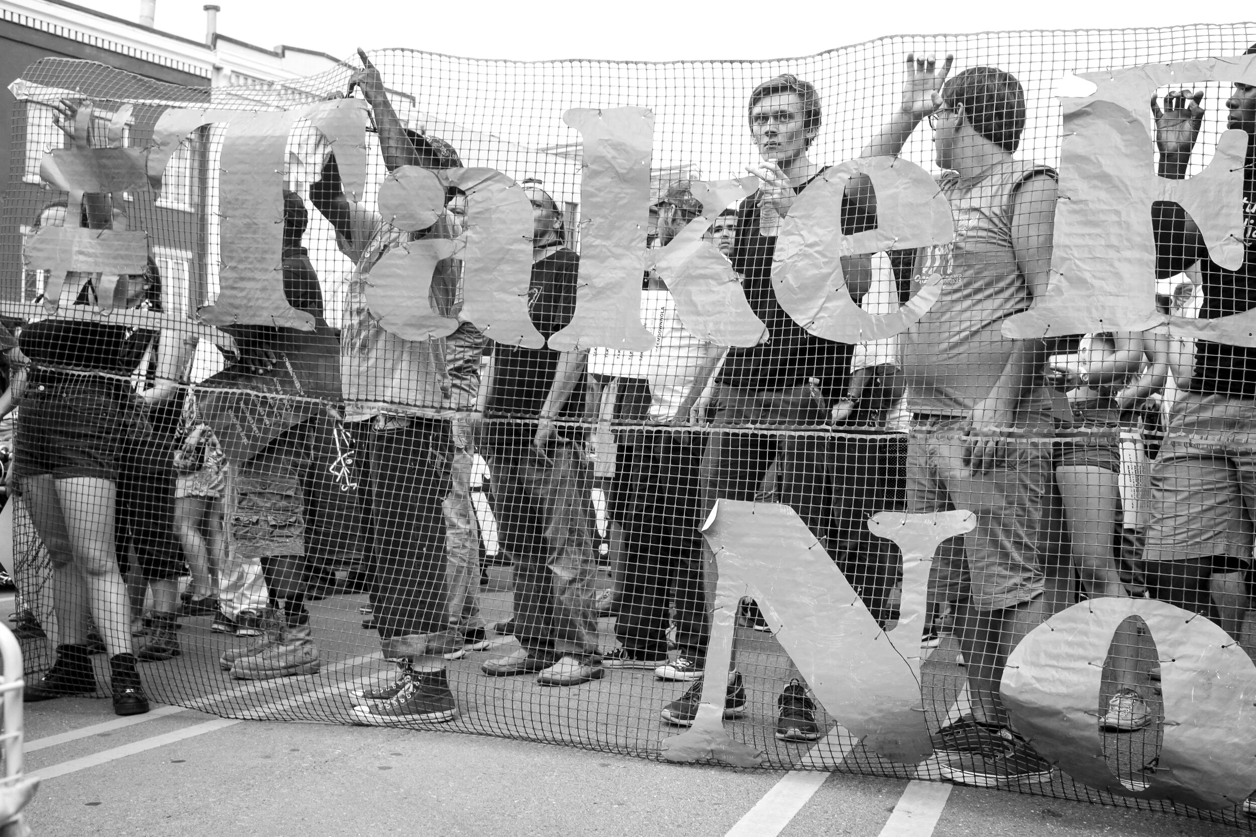 Protesters participating in a march to remove monuments to white supremacy