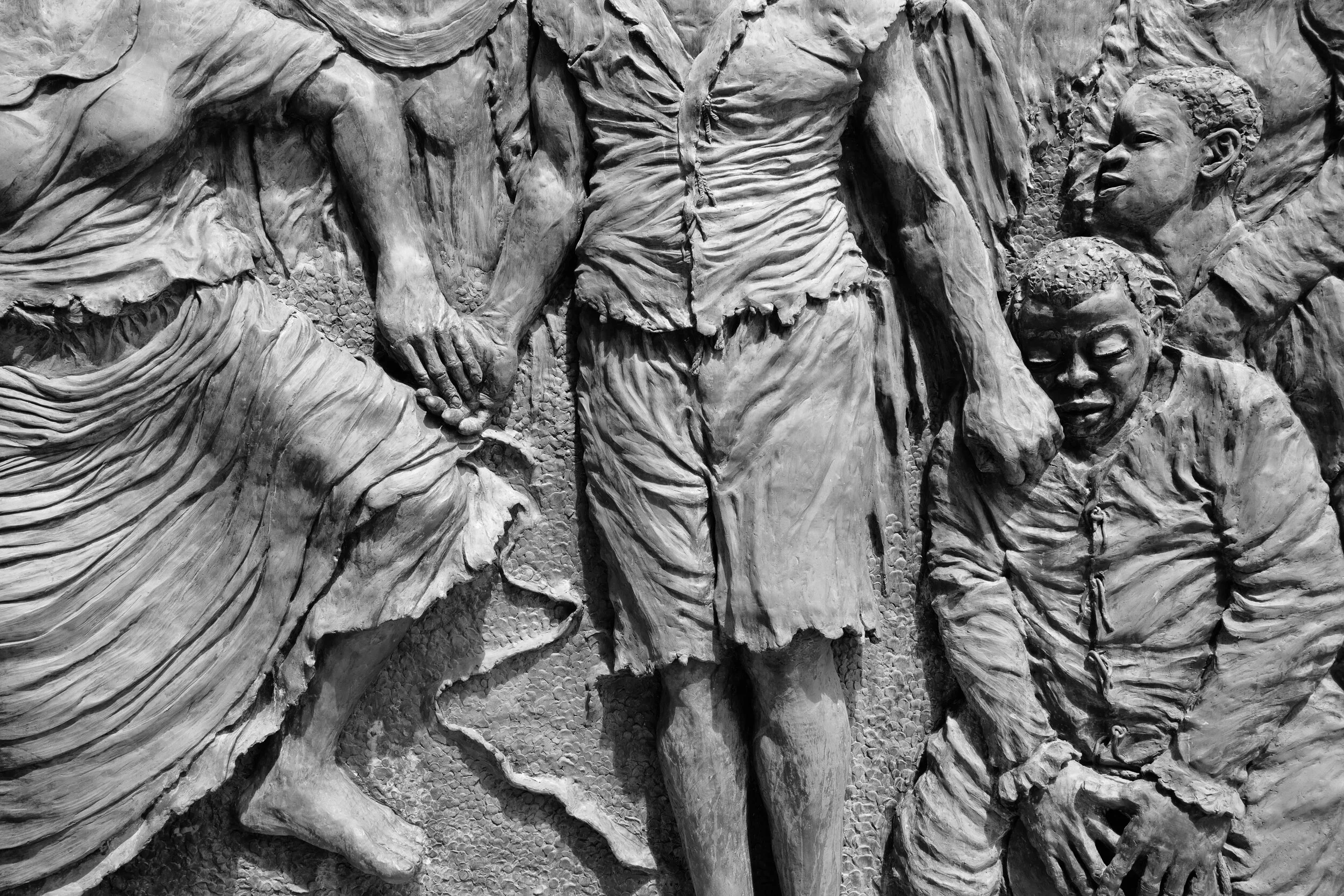 The Bamboula Dance statue in Congo Square, one of only a handful of public remembrances recognizing the history of slavery in the city [xii]