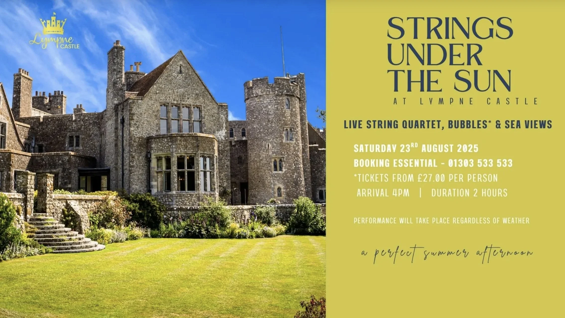 STRINGS UNDER THE SUN @ LYMPNE CASTLE