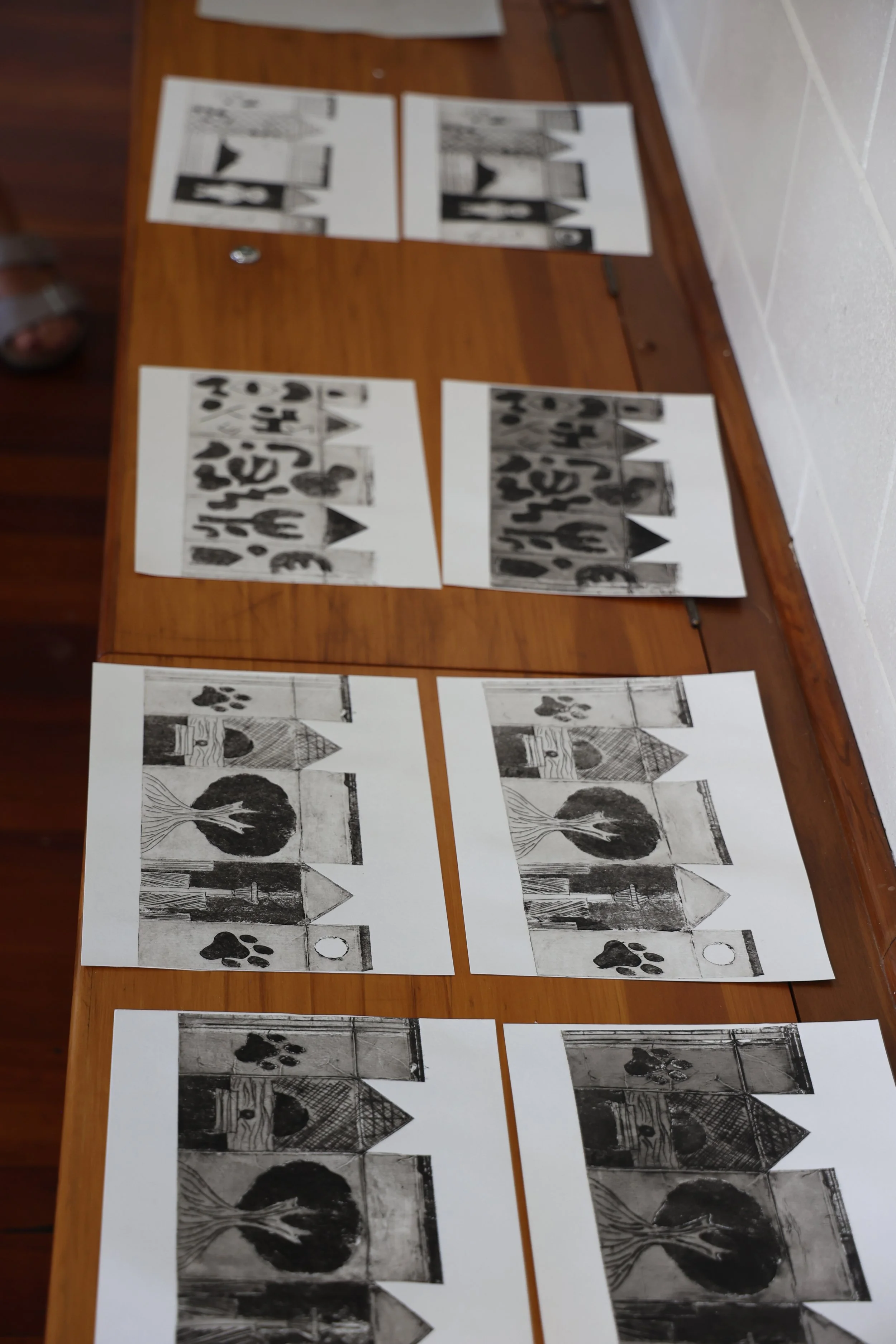 Ina Arraoui: Community Printmaking Workshop inspired by home