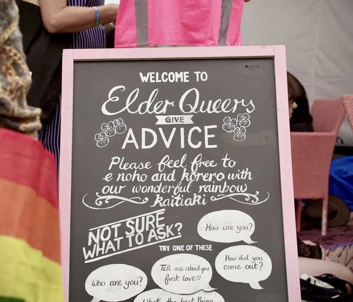 Elderly Queer give Advice