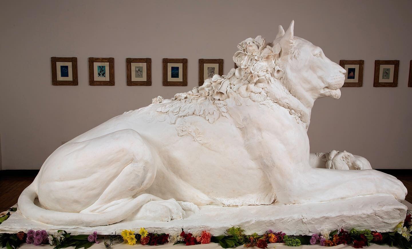 Save/Savage 2019, 7x4x3&rsquo;, plaster by myself and @darlajacksonsculpture is headed up to @norman_rockwell_museum for their &ldquo;Land of Enchantment&rdquo; A Fantastical Outdoor Sculpture Exhibition. If you happen to live in the western Massachu