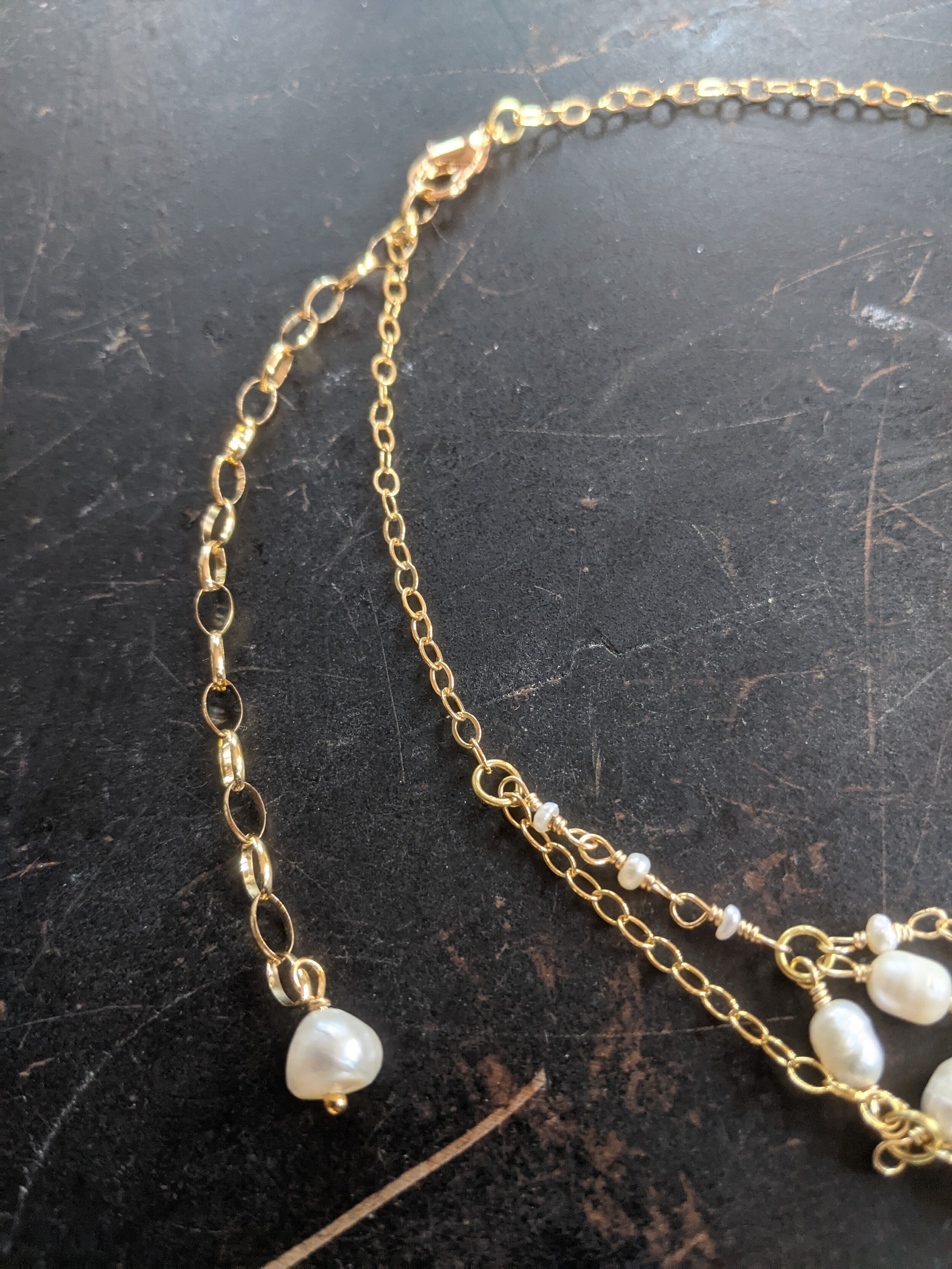 Layered Pearl Necklace - Insia