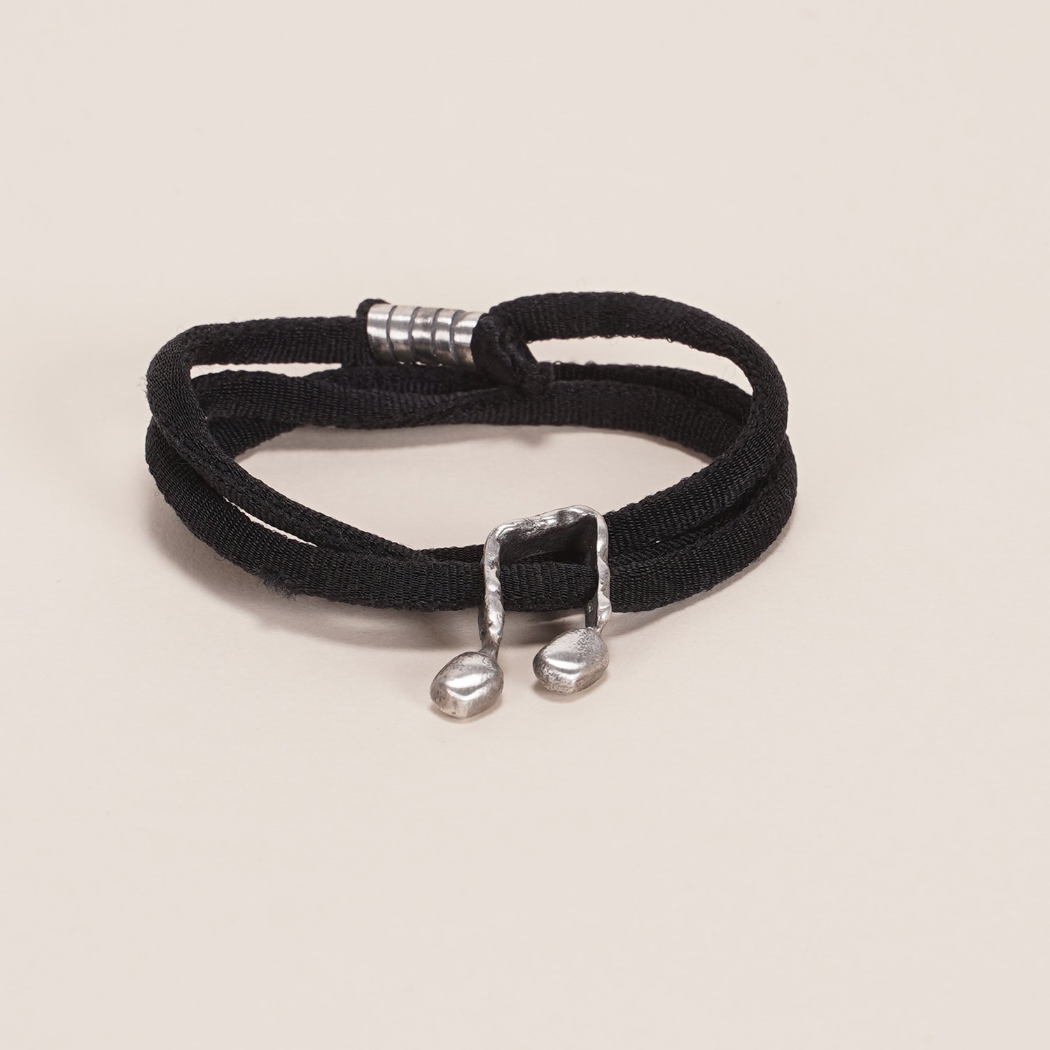 Notes musicals Polsera/Collar (Plata)