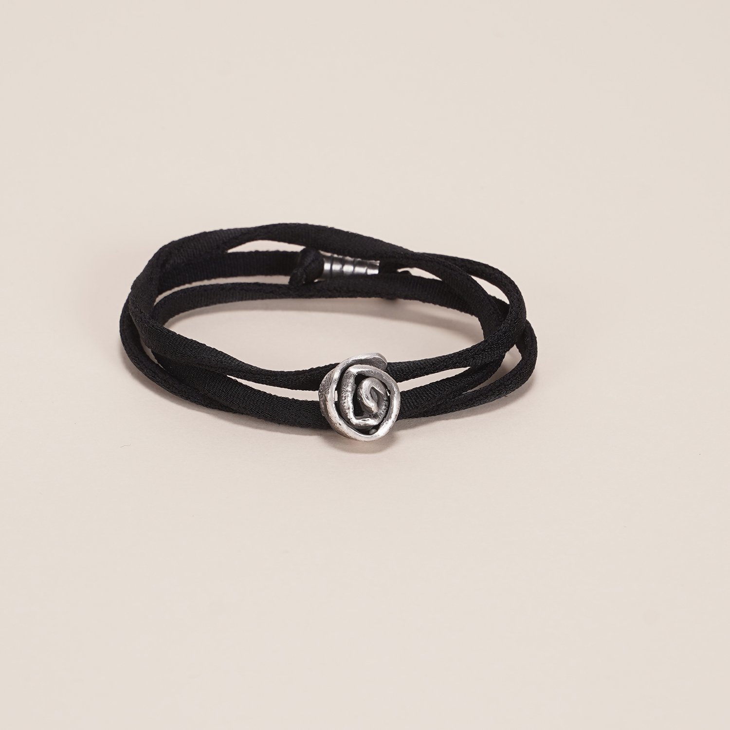 Rosa Polsera/Collar (Plata)