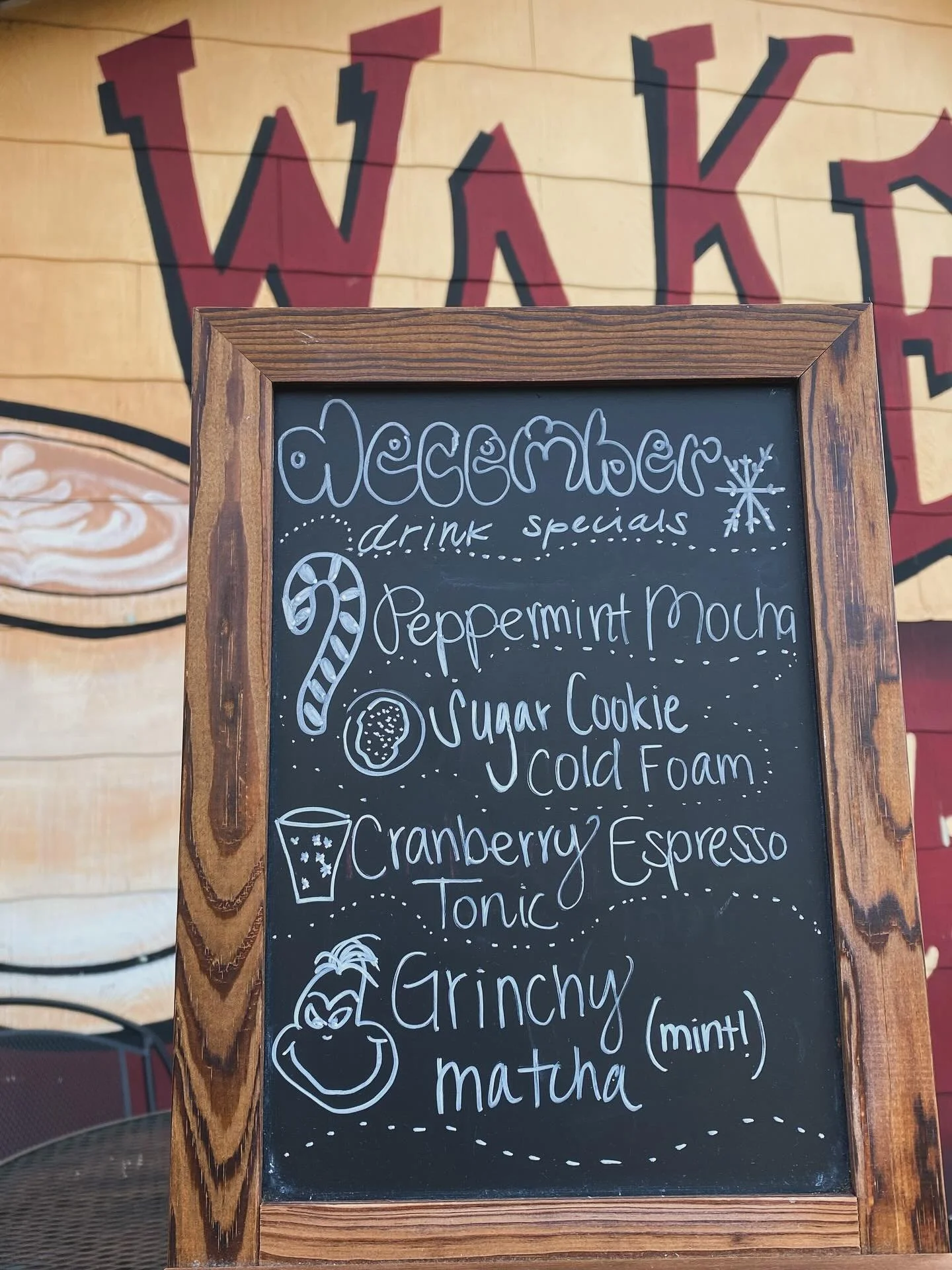 Time to Falalalalaaaa in love with our Winter Specials! ❄️☃️🎄 sippin is realllll good around here right now 🤤 Peppermint Mocha is a must obviously, Sugar Cookie Cold Foam is such a treatsie, Cranberry Espresso Tonic is a classic festive fizzy fun o