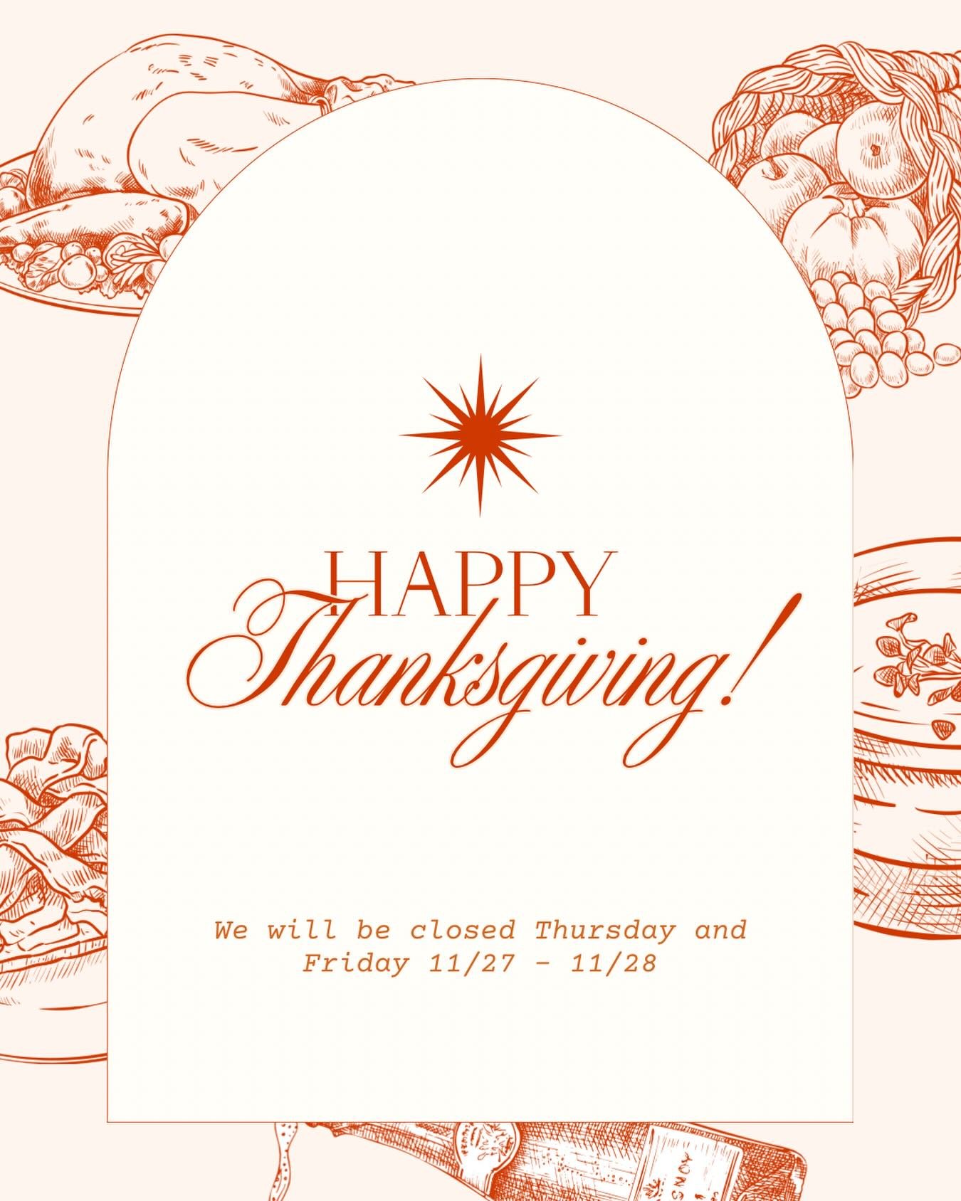 Hey you gobble heads, we&rsquo;re going to be closed Thursday and Friday this week! Come see us on Saturday when you&rsquo;re tired of your aunt&rsquo;s leftover casserole for some delicious brunch. Stay safe and we love y&rsquo;all!! 

.
.
.
.
.
.
.
