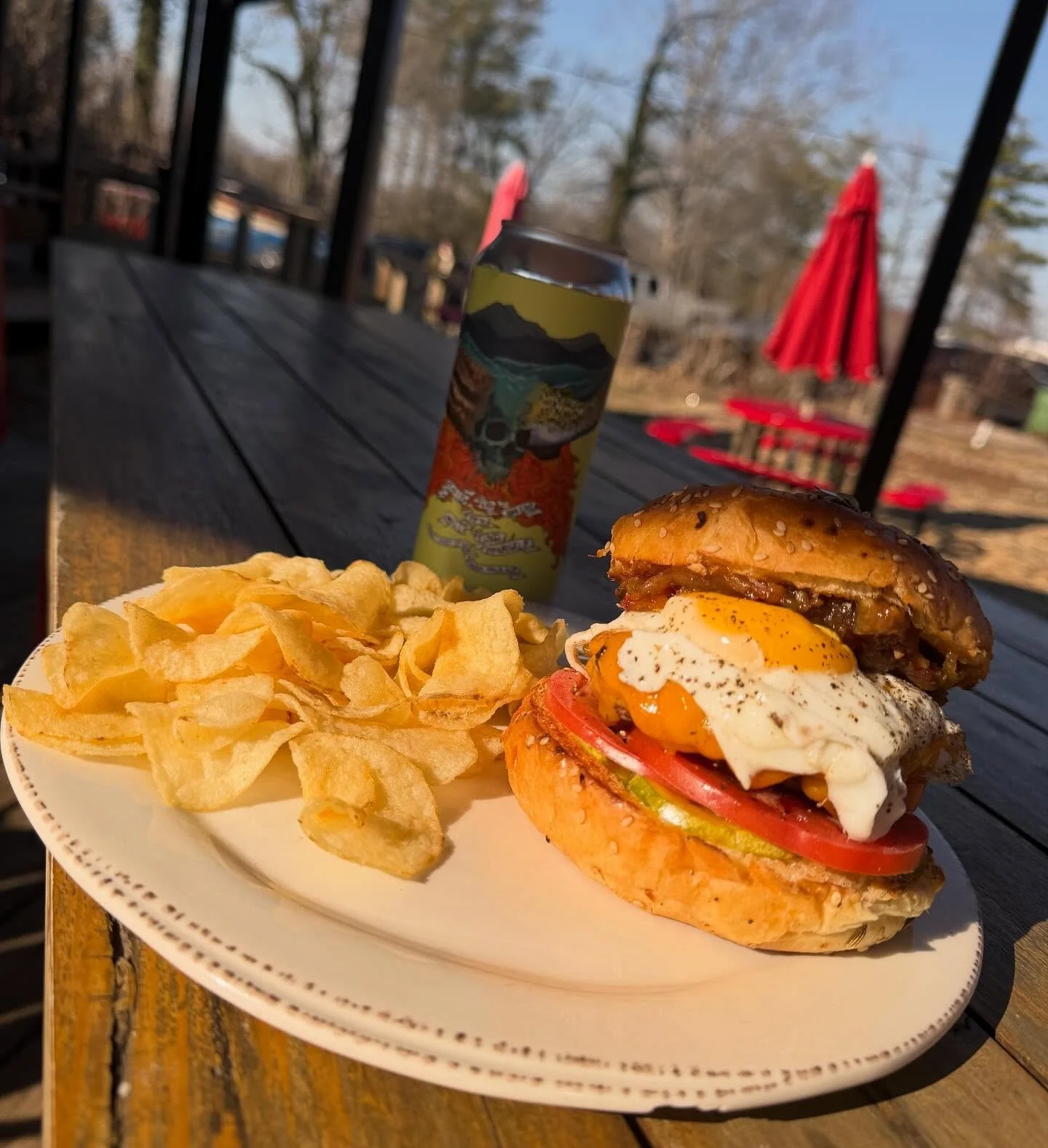 What, y&rsquo;all forgot we sold beer or somethin? We&rsquo;ve got your post Super Bowl party cure ~ 🍔 The Morning After Burger 🍔 and let&rsquo;s go ahead and run it back with an IPA too! We got you 💪🏻 bacon onion jam, pickles, tomato, dijonaisse