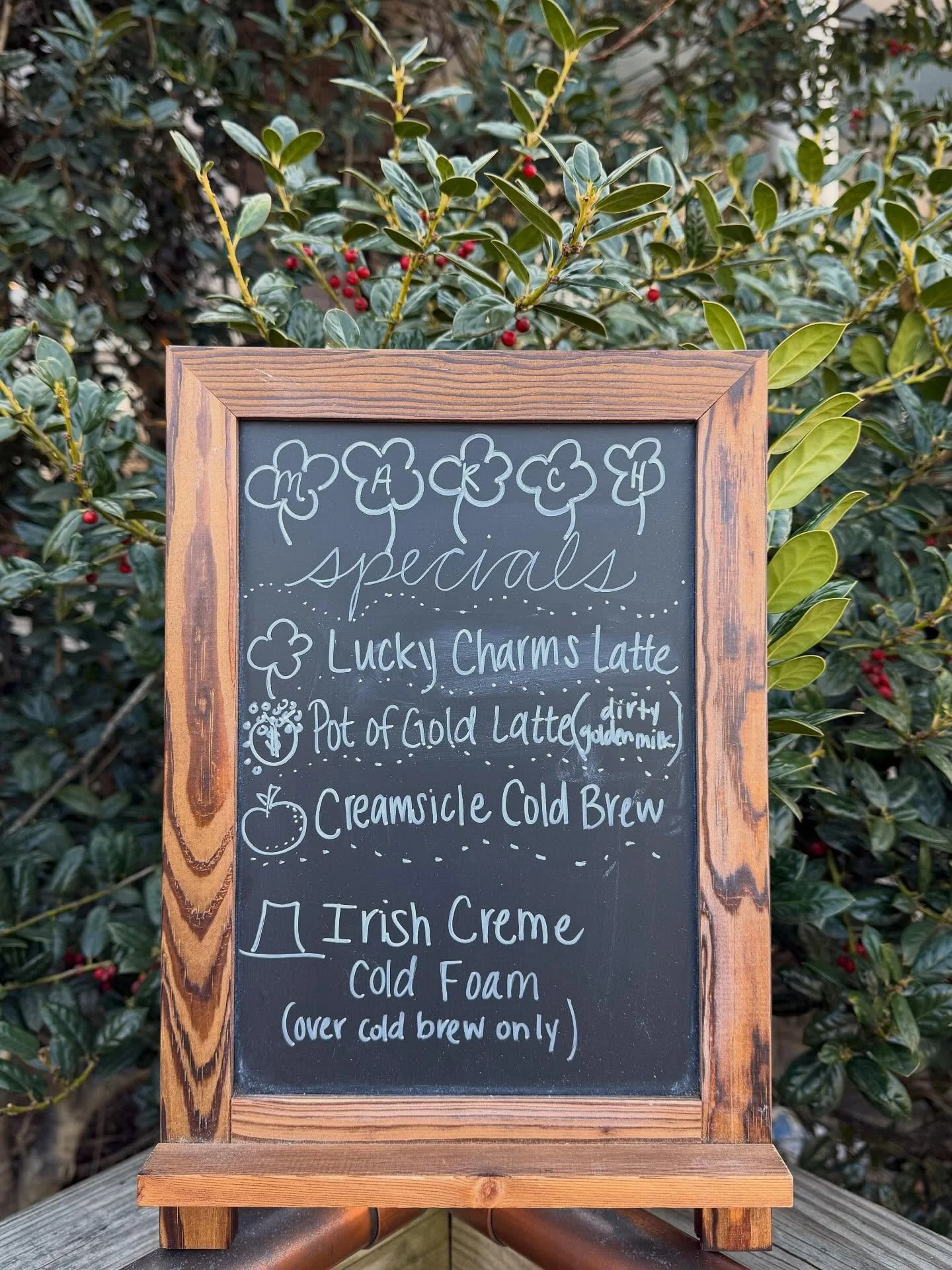 Happy March! 🍀 hold on to your shorts and don&rsquo;t freak out cause we have some of your springtime favorites back on special! Simply can&rsquo;t not run them with how much they&rsquo;re requested and we don&rsquo;t want our baristas being bullied