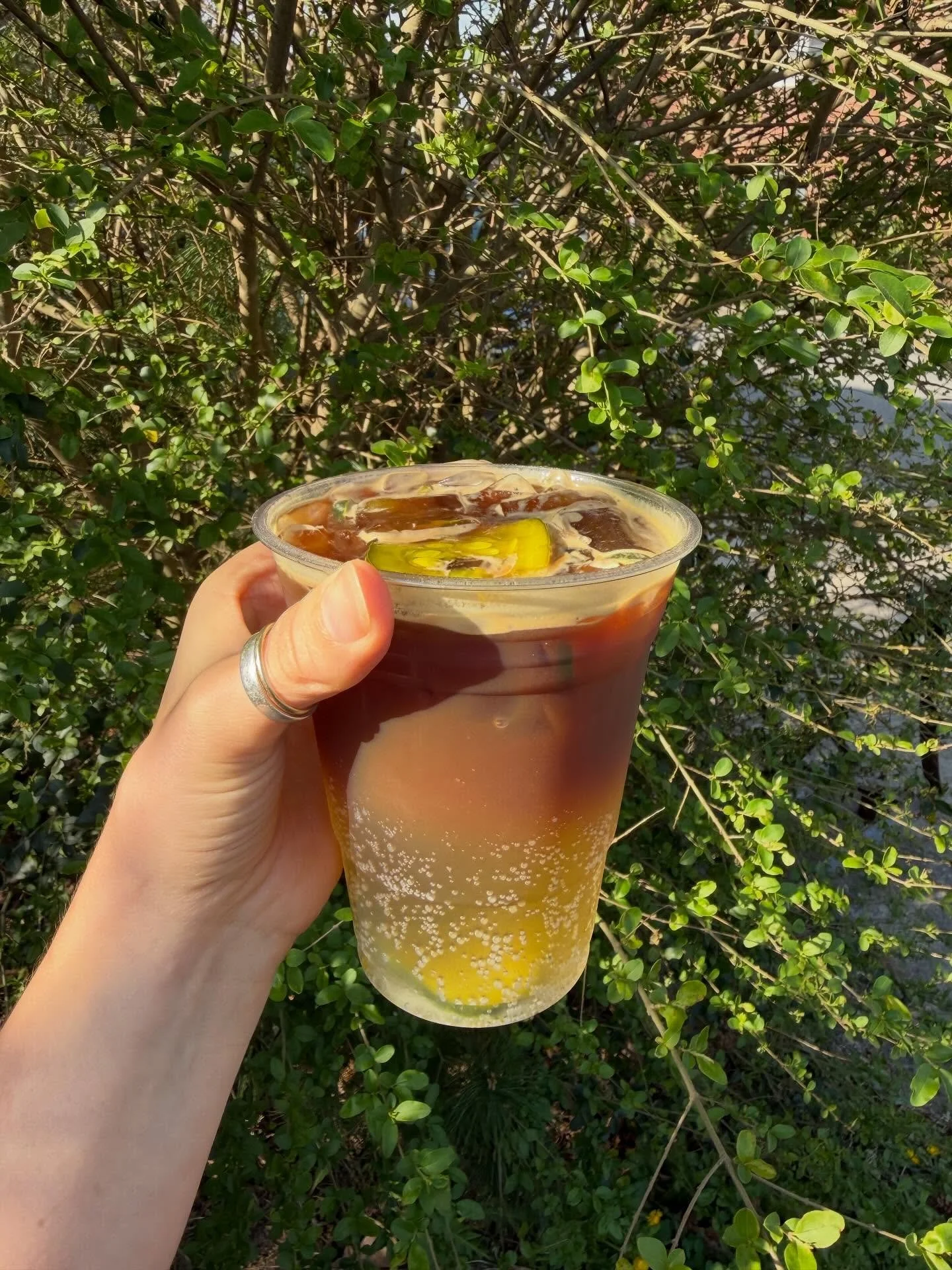 Y&rsquo;all know it&rsquo;s no secret our house made bread and butter pickles are the best in town 🥒 so why not have a Pickle Espresso Tonic? 😉 Get those eletrolytes in guuurrrllll! Add the optional Ranch Cold Foam on top too if you&rsquo;re feelin