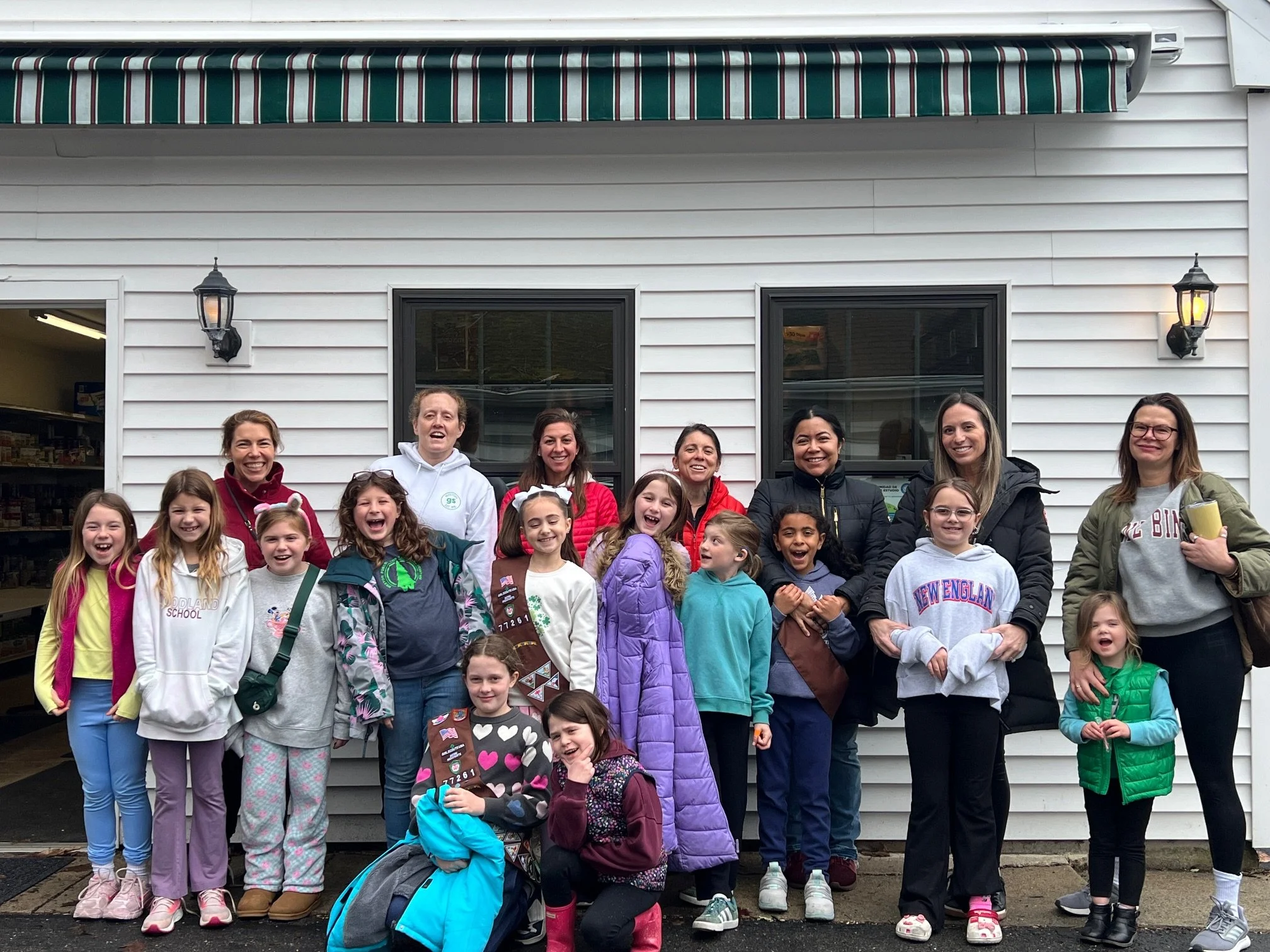 Thank you to the Weston 3rd Grade Girl Scout troop for a wonderful food drive!  (Mar '26)