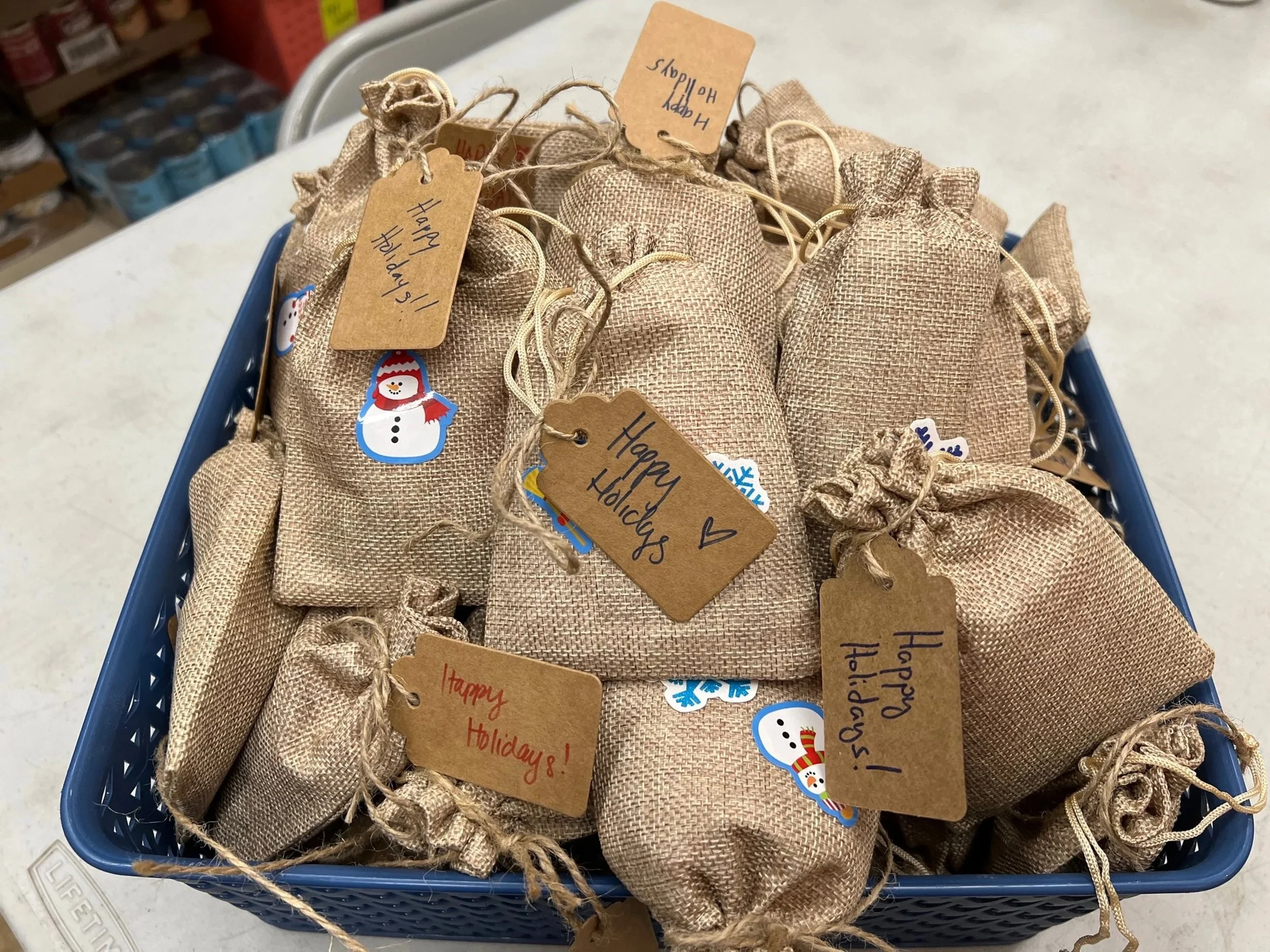 Lincoln Family Association's wonderful hot chocolate kits! (Dec '25)