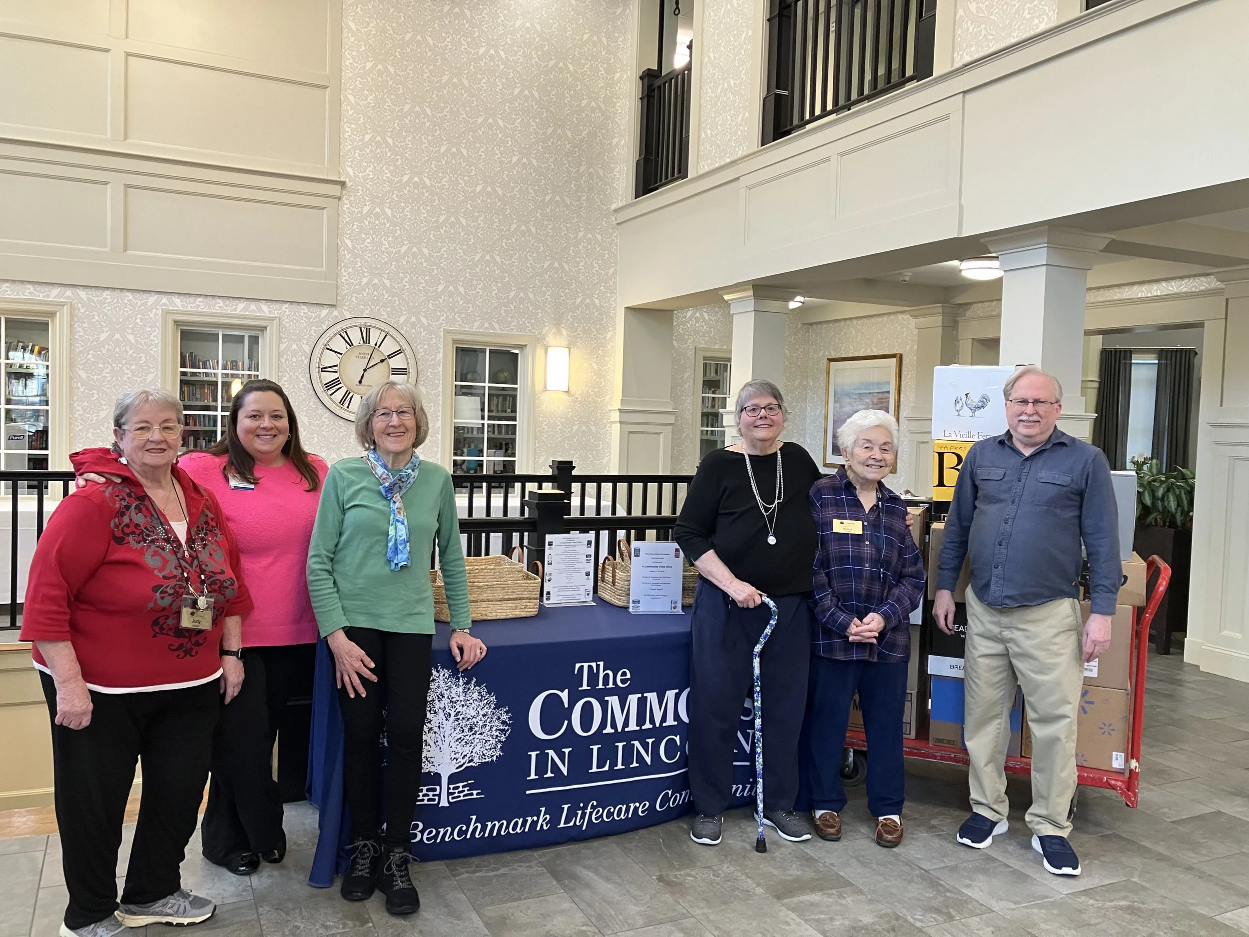 Thank you to the Commons for the first car load of a four week food drive! (Dec '25)