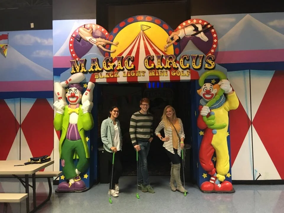 Lab outing to indoor mini golf