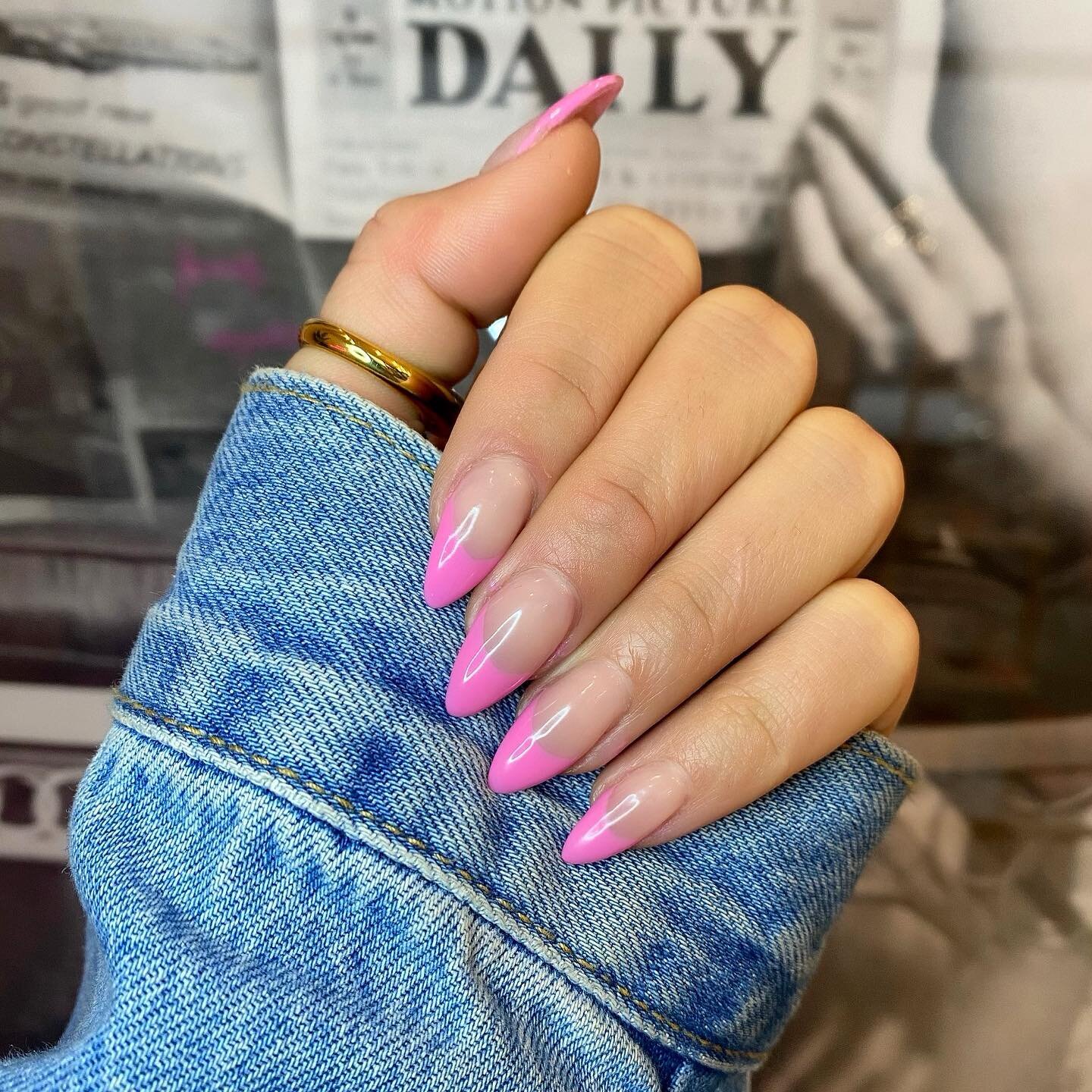 Nails before males 🤷🏻&zwj;♀️💕

Deep french nails are making a comeback✨😍 

#ledreamjax #nails #girlboss #explorepage #frenchnails #jaxbeach #jacksonville #jaxnailsalon