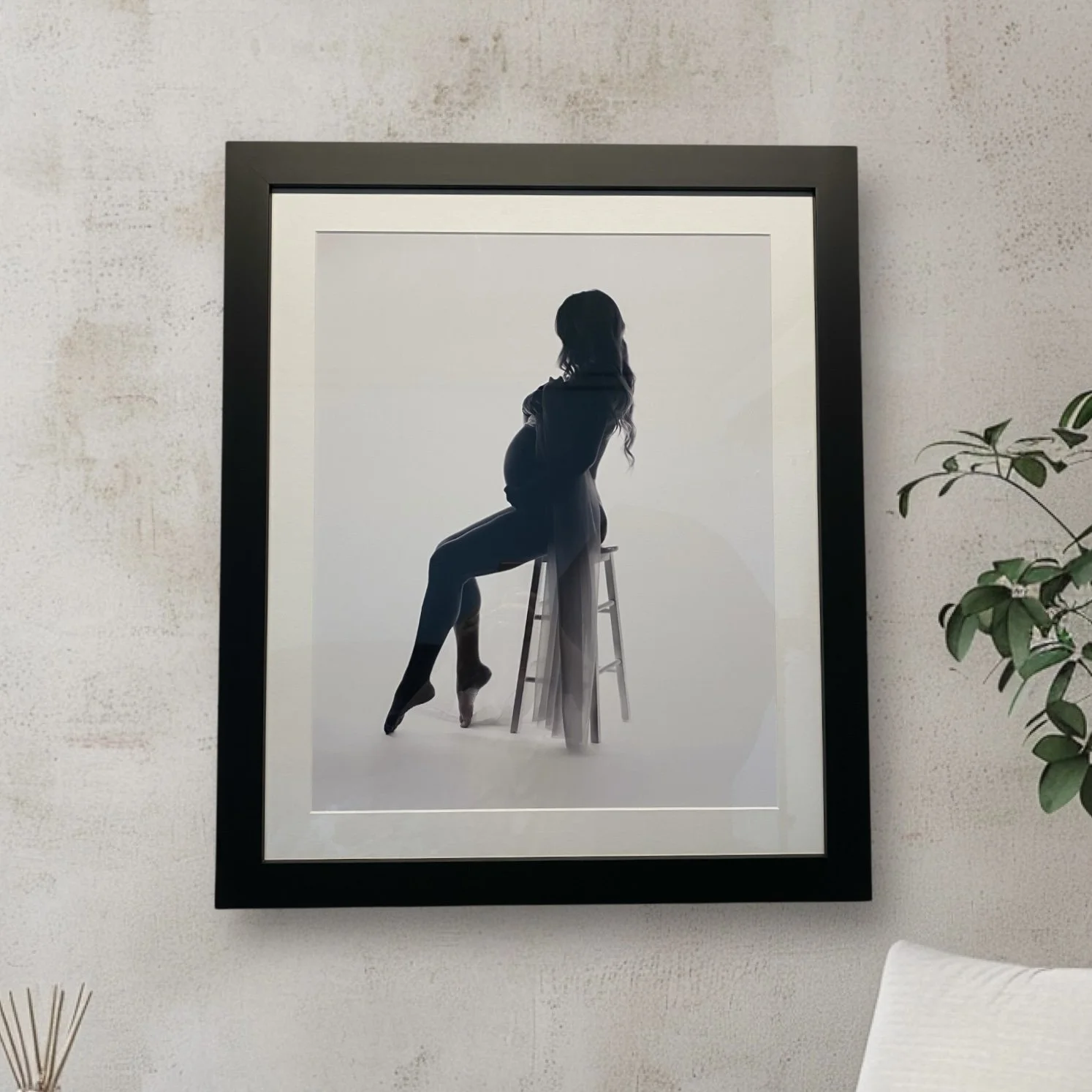 maternity wall art boudoir photographer 