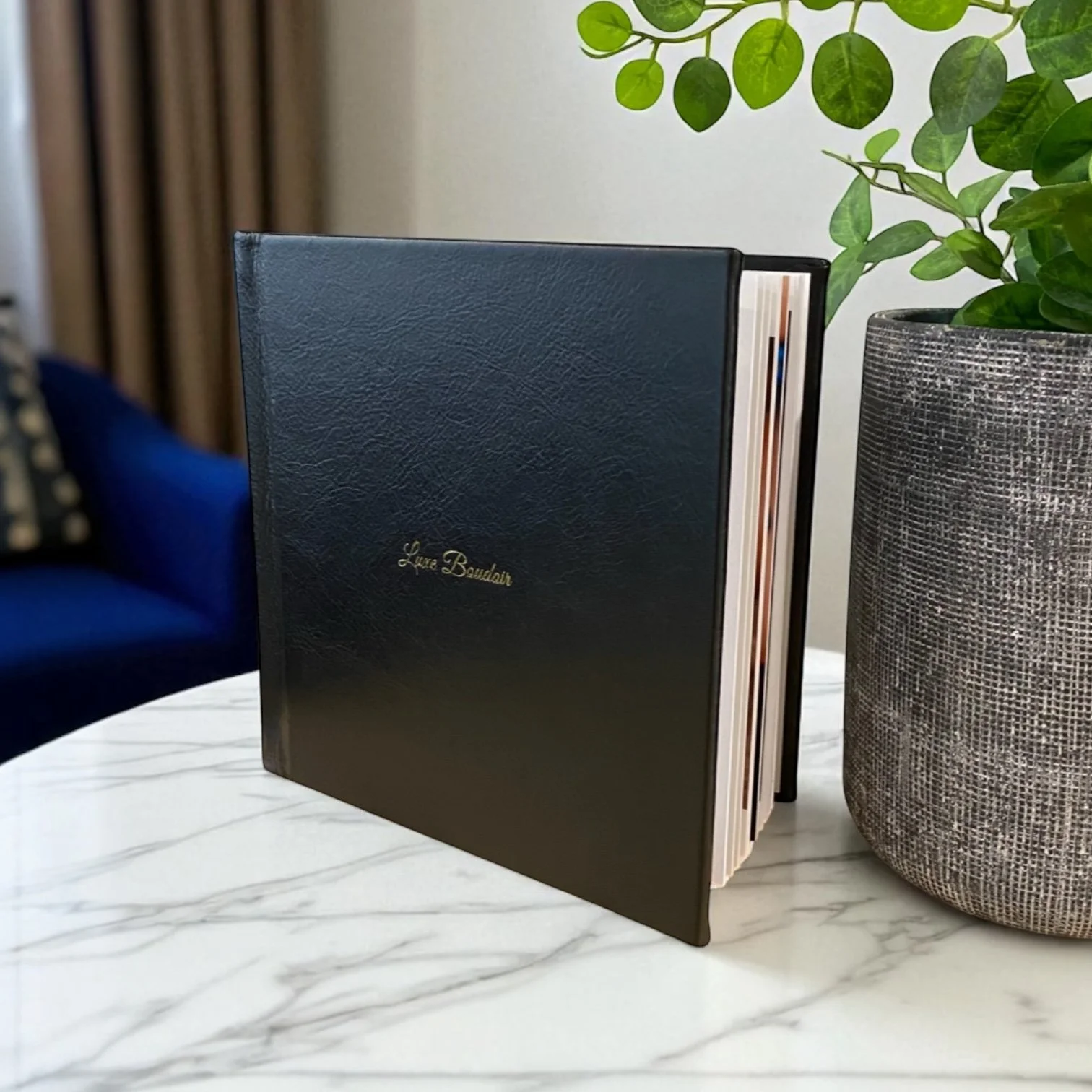 Luxe Boudoir photo album and keepsake box from a Gold Coast boudoir photography session