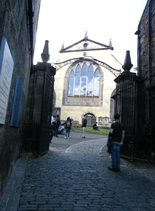 Inside Greyfriars Kirkyard