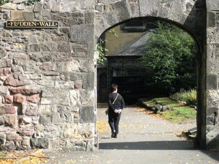 Flodden Wall, inside Greyfriars Kirkyard