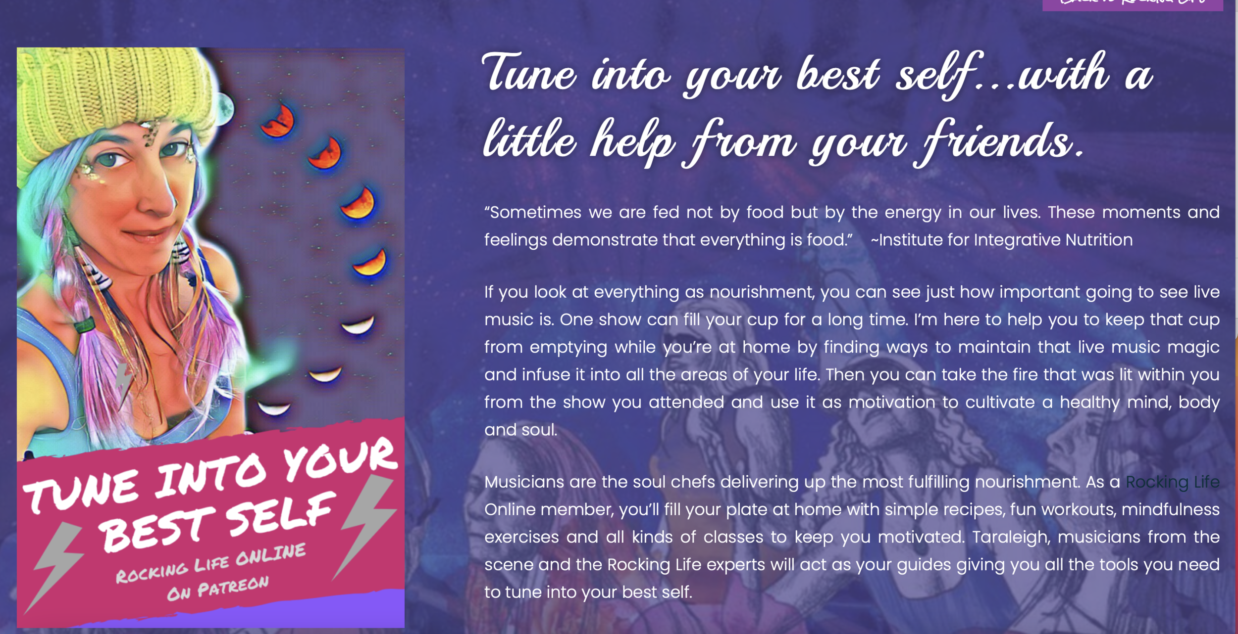 Landing page/sales copy for online membership program 