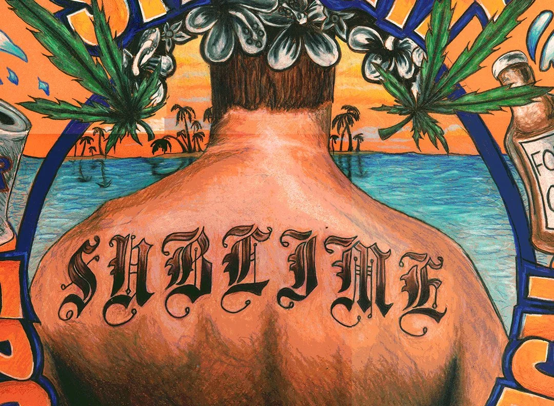 Sublime Band Artwork; Colored Pencil; 32" x 40" 2003