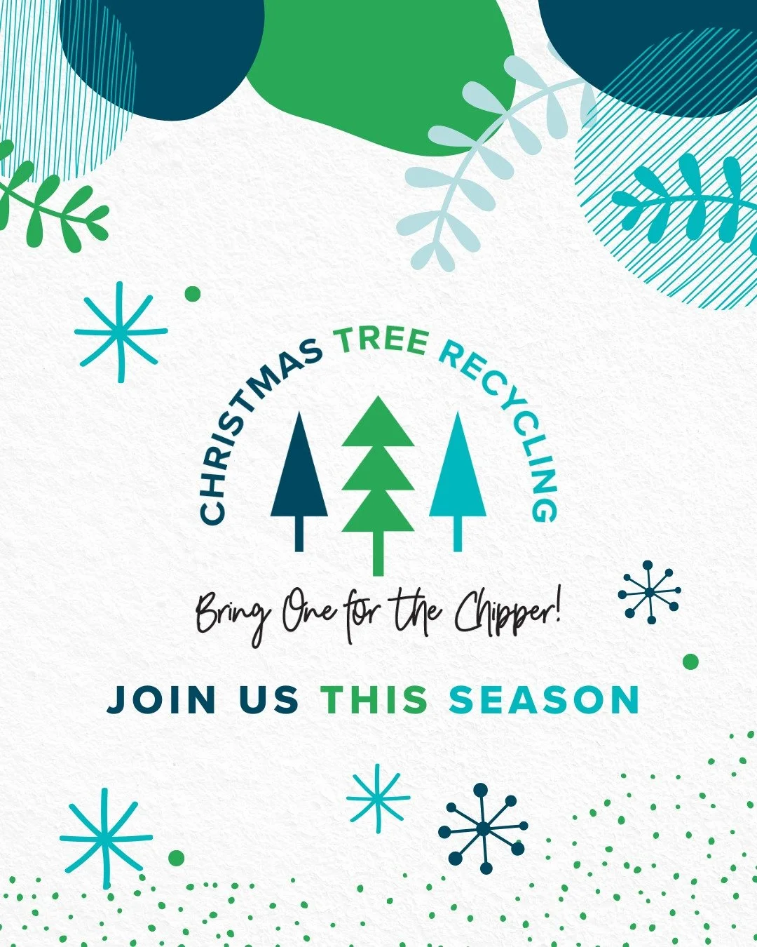 Deck the halls, bake the cookies and trim the tree&mdash;it&rsquo;s holiday time! When the season ends, we&rsquo;ll be here to recycle your tree. The official drop-off date is Saturday, January 3. Visit kgbf.org to find a location near you. Many than