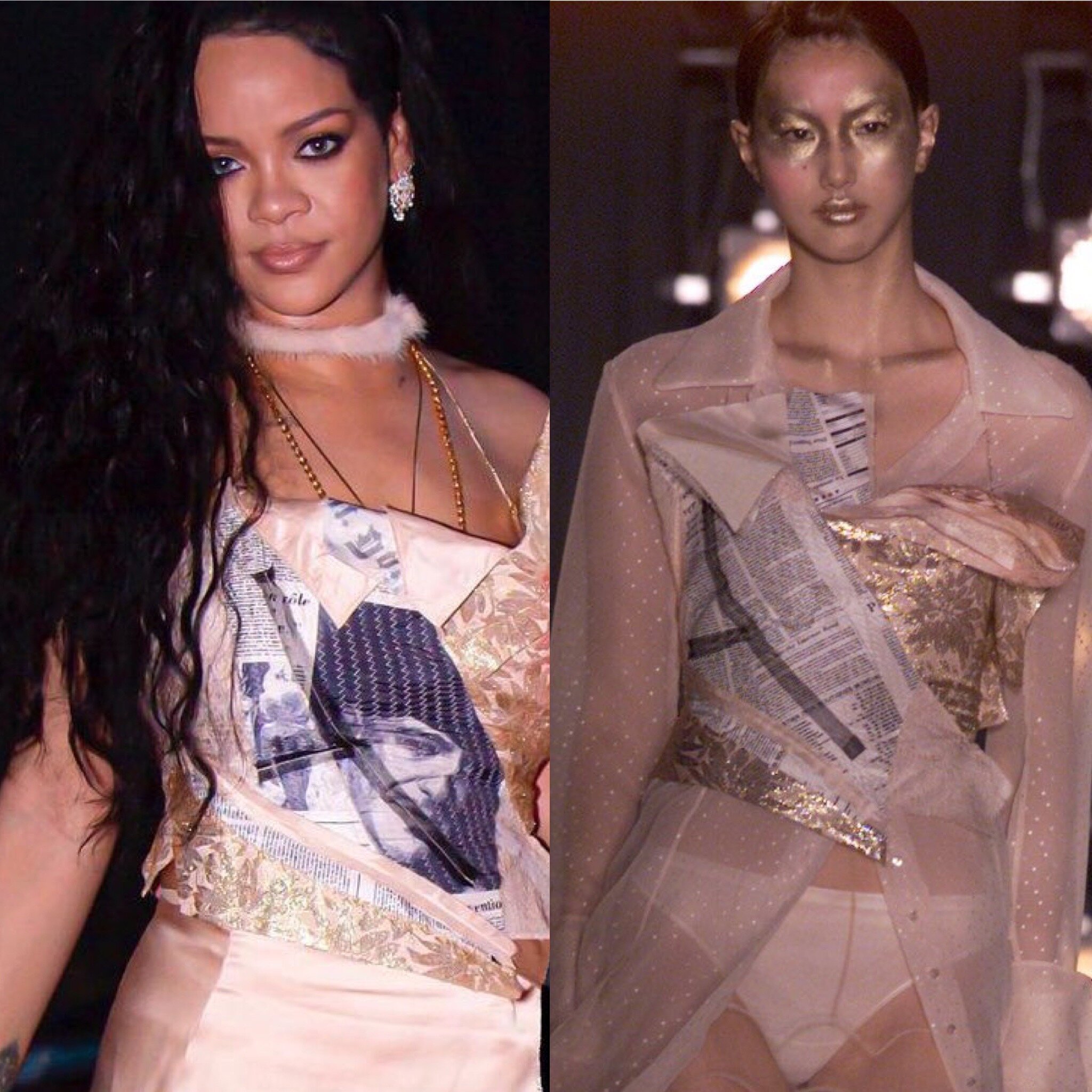 Rihanna in Dior F/W 2000