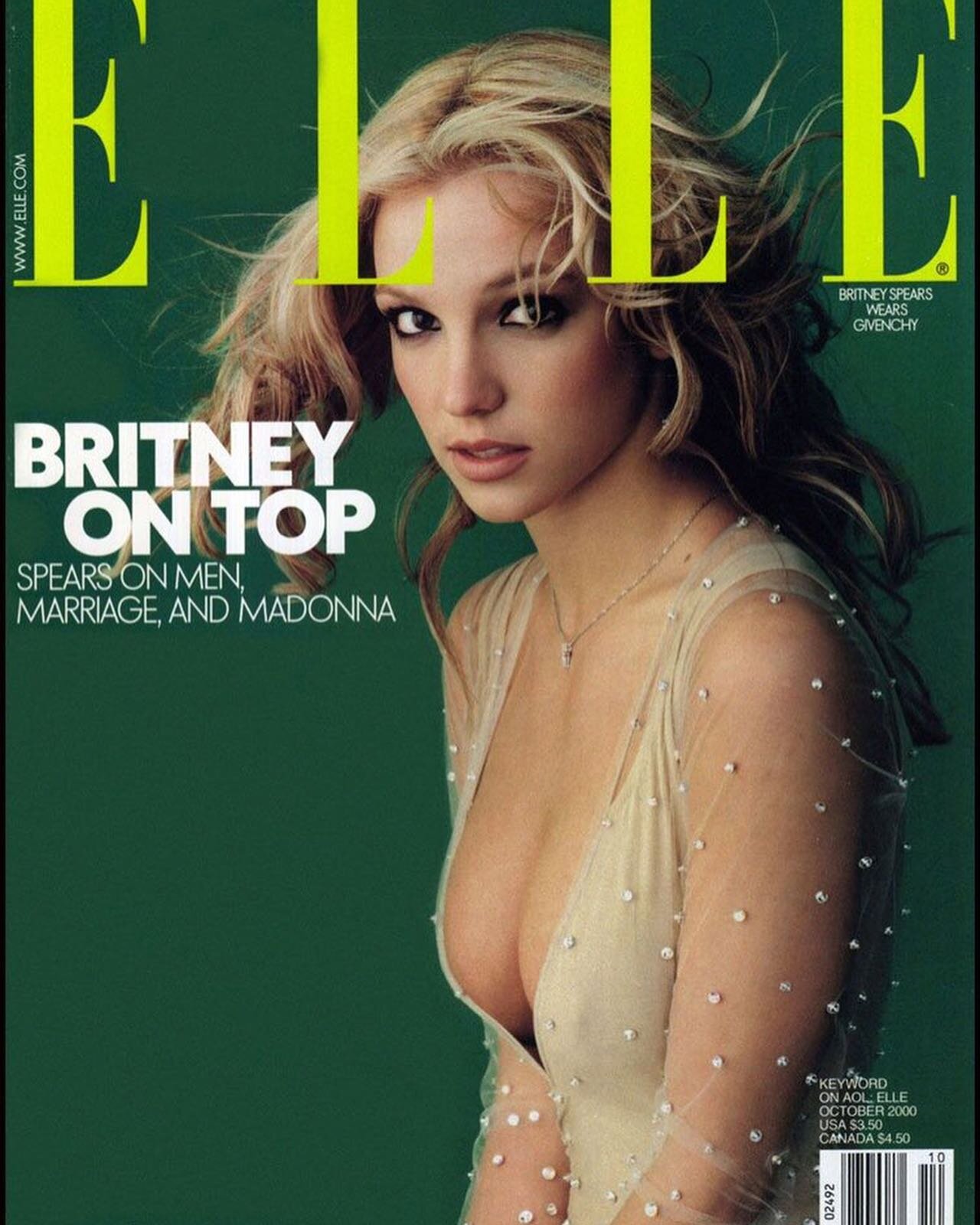 Happy Birthday Brit ! Britney in Givenchy Haute Couture by Alexander McQueen F/W 2000 by Gilles Bensimon