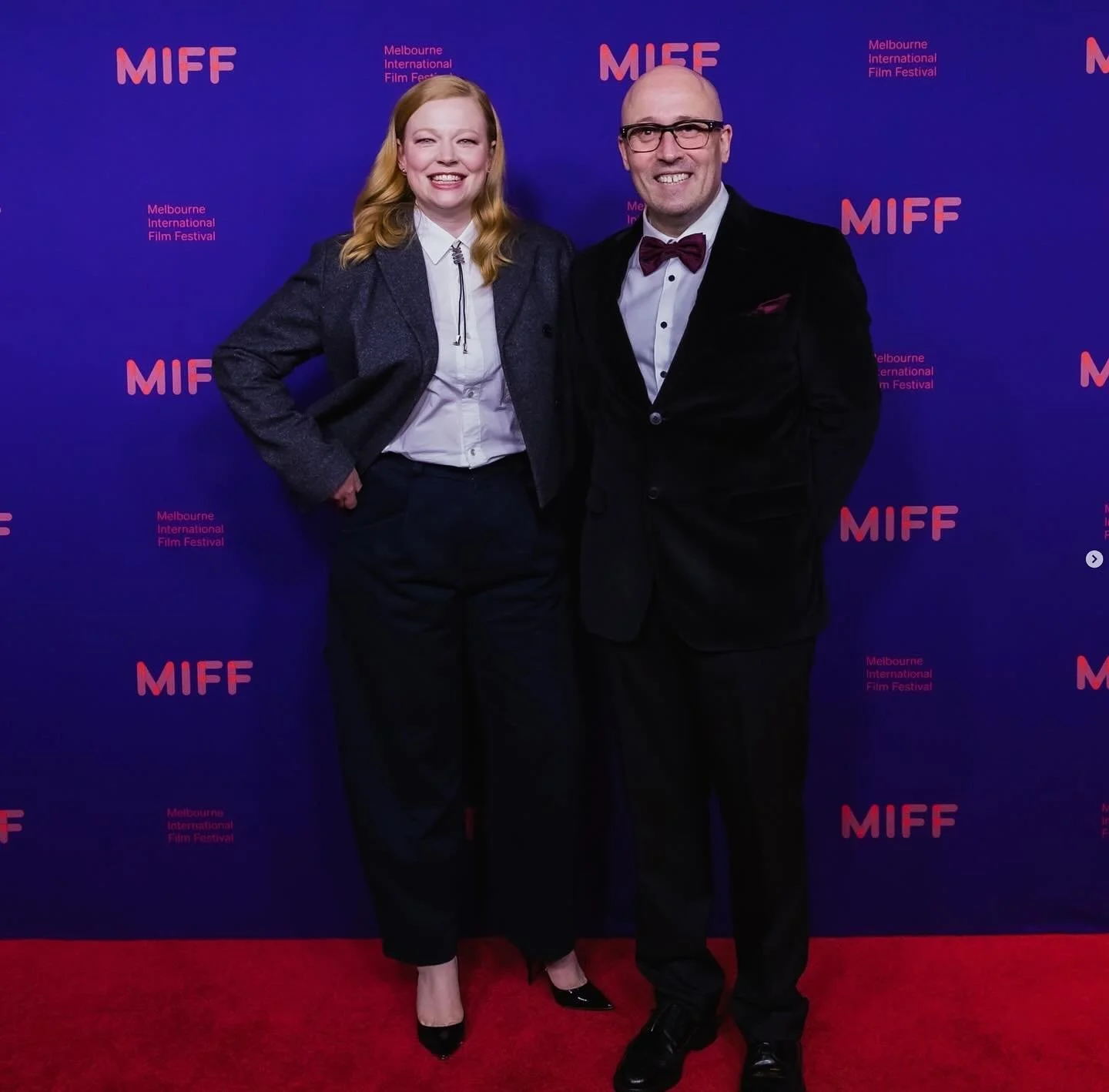Kicked off our first MIFF event with the Opening Night Gala premiere of Memoir of a Snail. 

Created by Adam Elliott and starring the voice of Sarah Snook. 

#Sarah_Snook 
#AdamElliott
#MemoirOfaSnail
#miff2024 

Photo:  @mattolucas