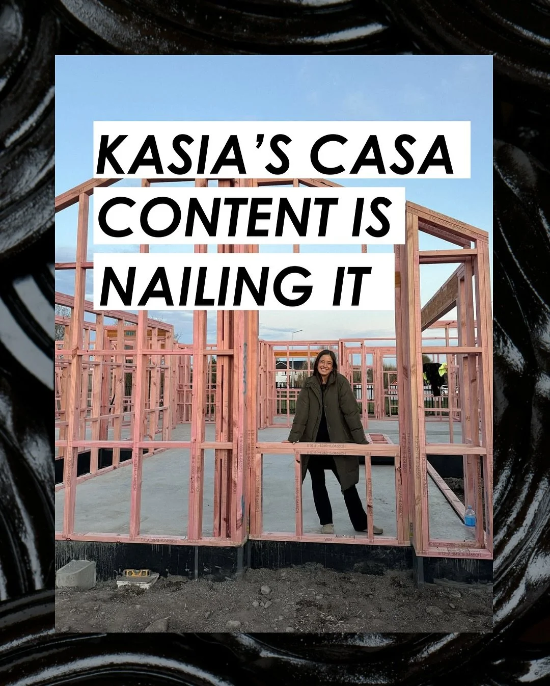 House progress: 50%. Engagement rate: 110% . @kasiaastanicich has Gen Z energy, grown-up goals and game-changing reach.