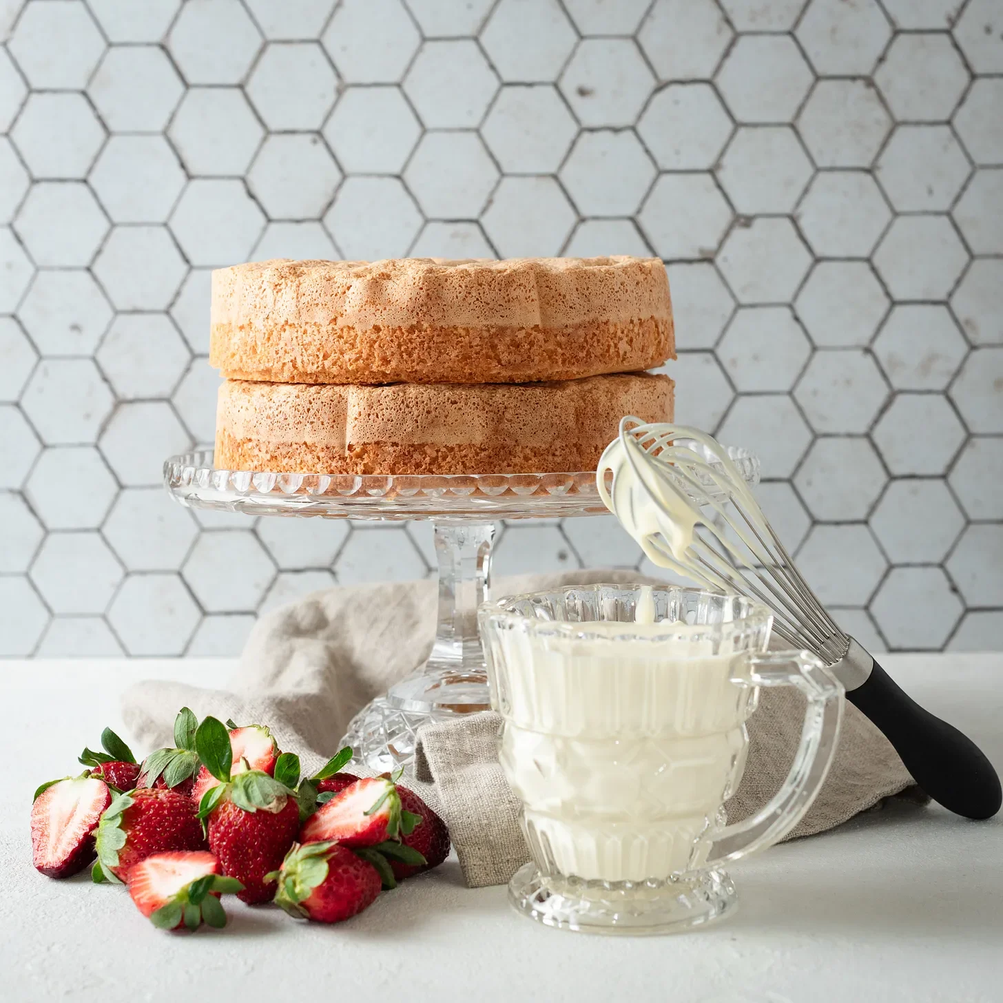 Finnish Strawberry Cake