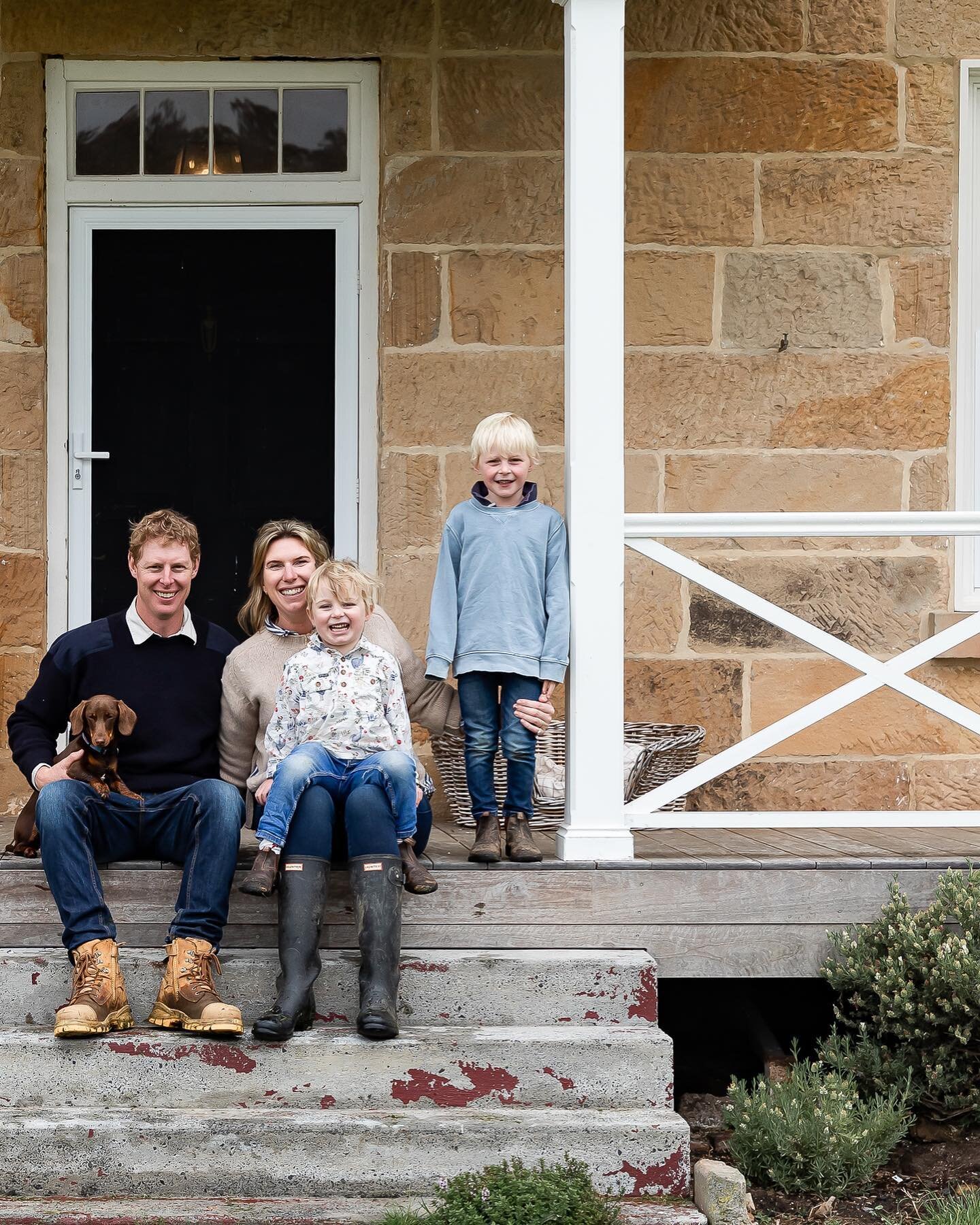 Hi hi 👋🏼 so this is us! Nick, Sophie and our sons Willy &amp; Archie and Bonnie our little snag - the faces behind Raffah House and you can read all about us in this months @countrystylemag on sale tomorrow. We recently completed a renovation on ou