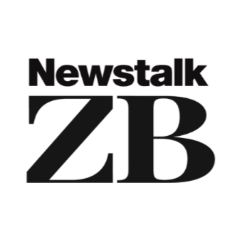 Newstalk ZB logo in black and gray text.
