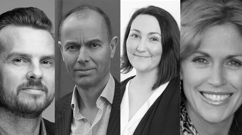 Patrick Whitnall (Deputy Chair- AiMCO), John Broome (AANA), Stephanie Scott (DVM Law) and Sarah Letts (Totally Awesome TV)