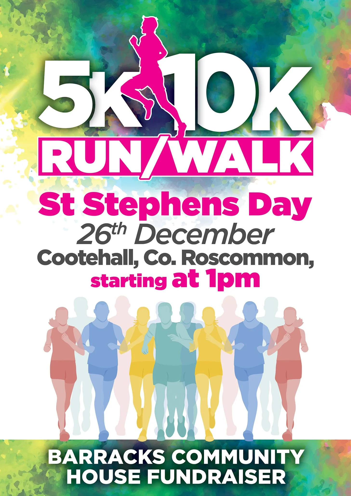 Cootehall 5km/10km Walk/Run St Stephens Day - Individual entry €10