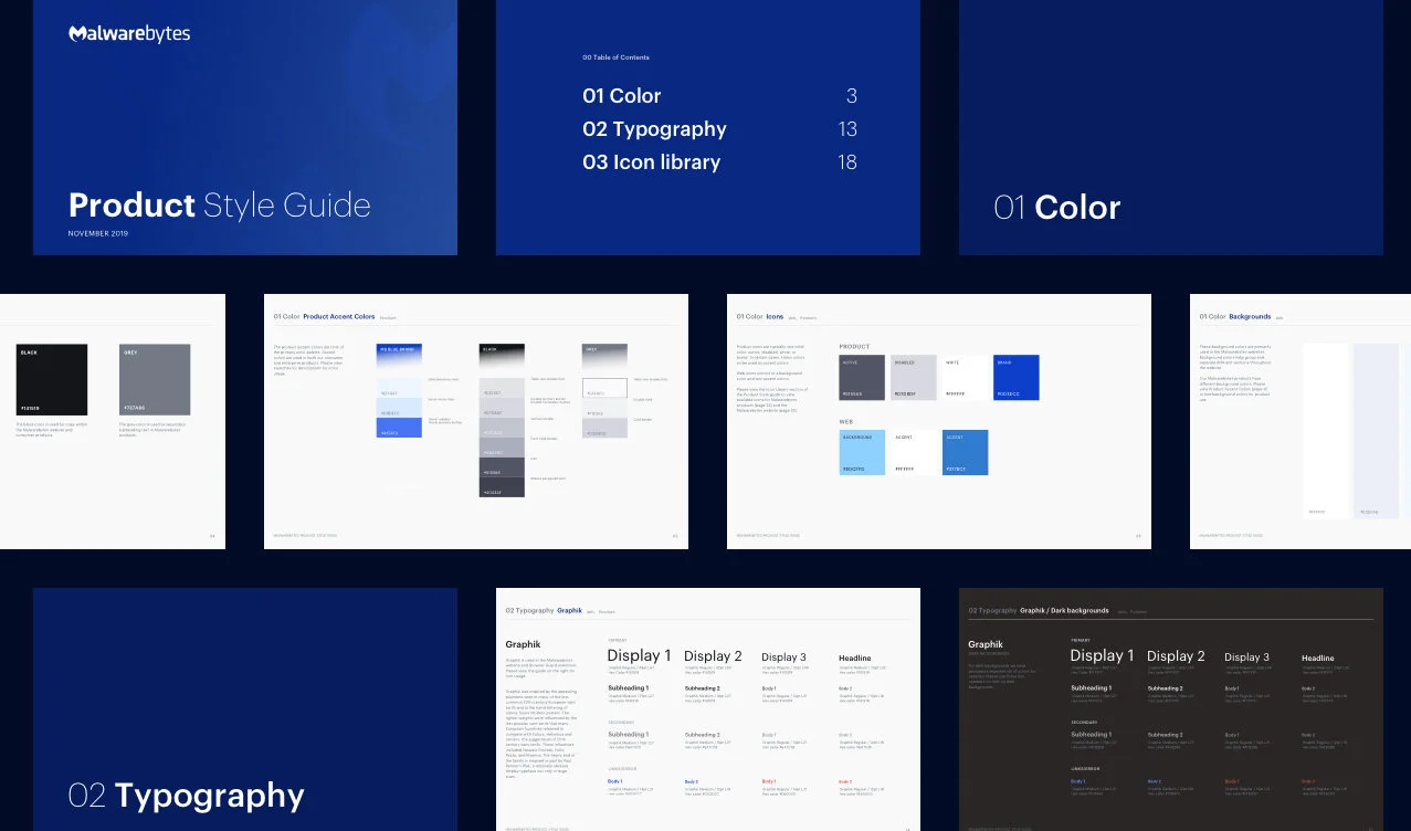 Style Guide - Created a refreshed style guide to bring consistency to marketing and digital surfaces, including color palette, typography hierarchy, and iconography.