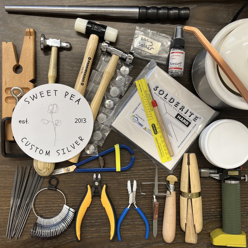 Beginner Silversmithing Tool Kit — Sweet Pea Custom Silver