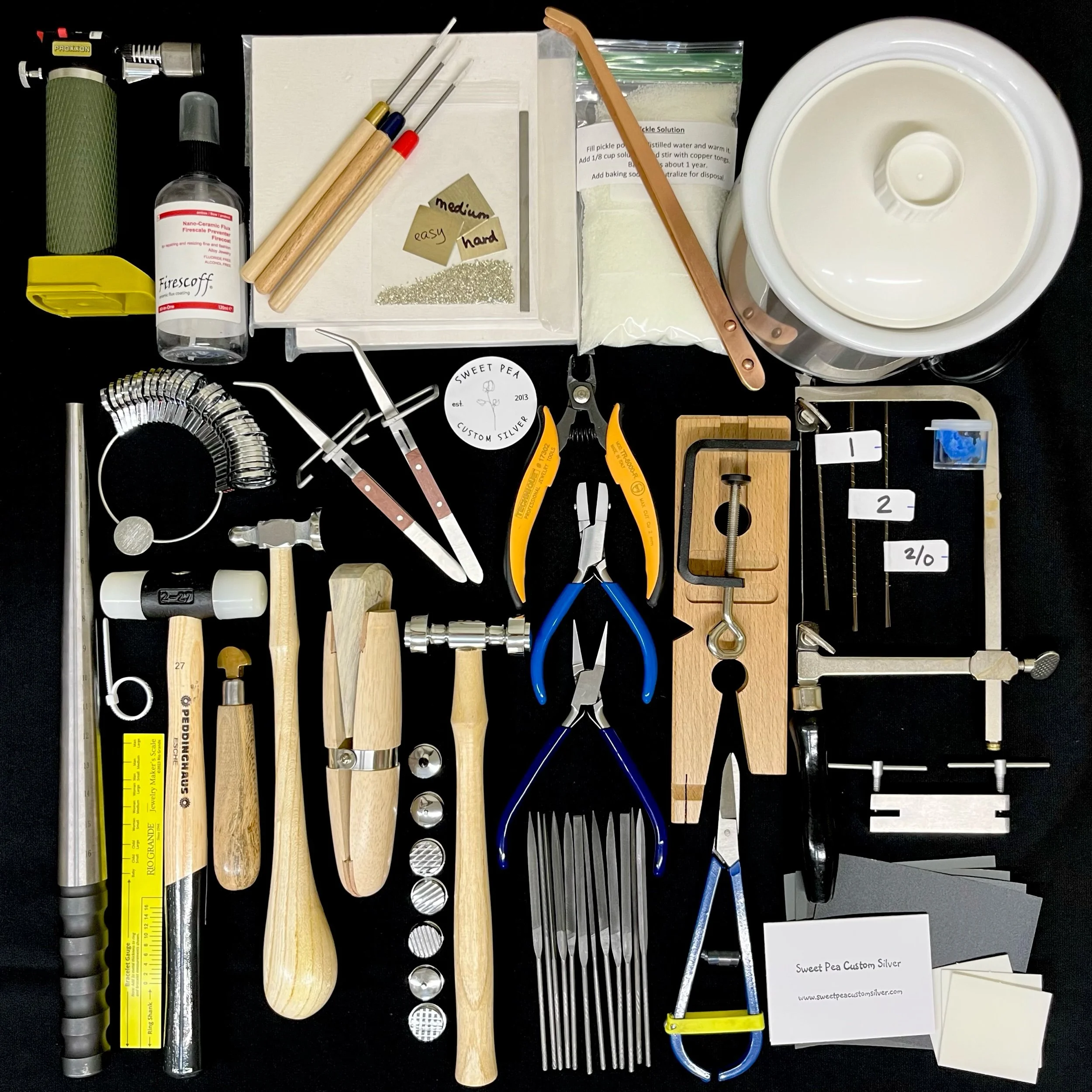 Full Setup Silversmithing Toolkit for Beginner Silversmiths