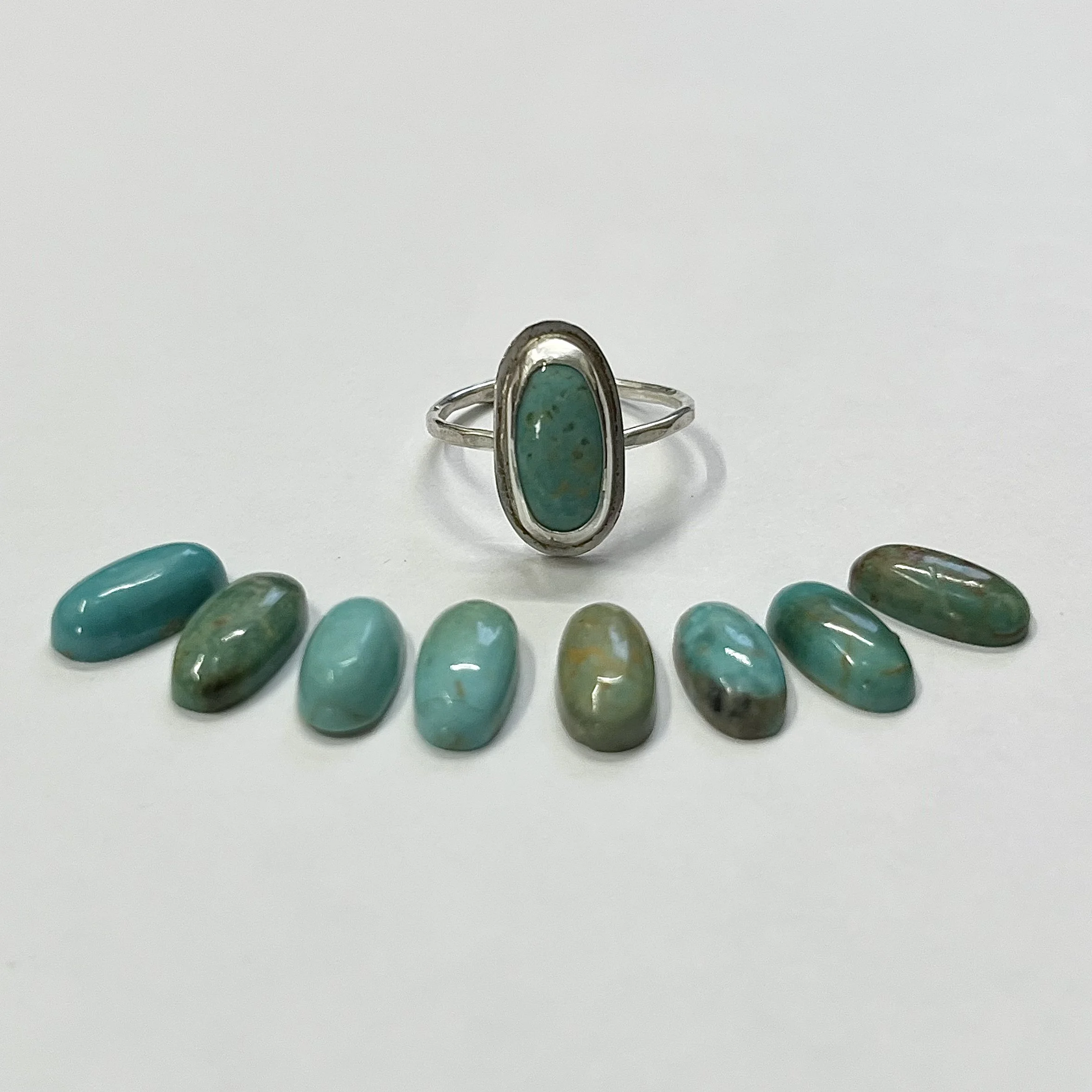 Project Pack #4 Two single-banded rings with Sonoran Turquoise