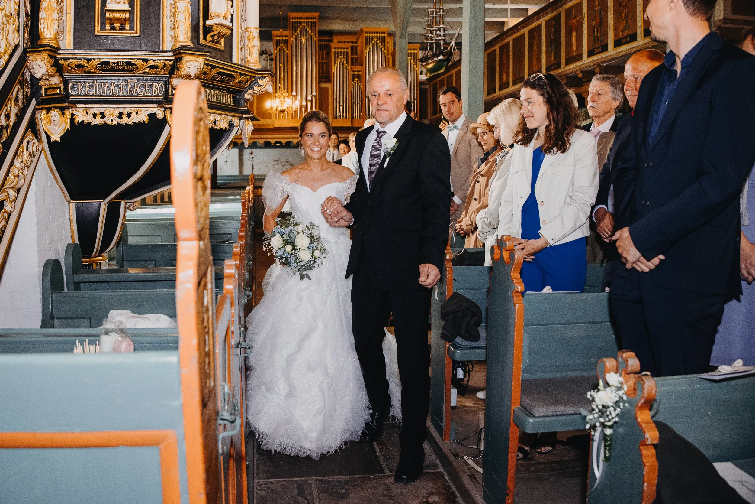 Kirchliche Hochzeit in Büsum