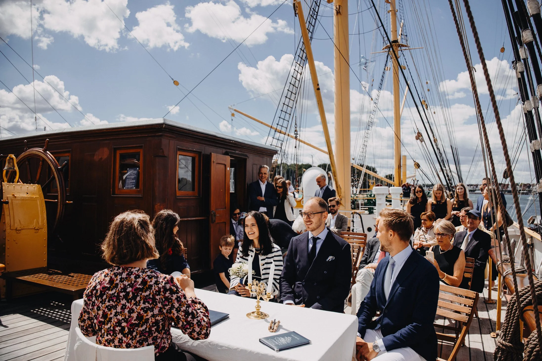 Hochzeit auf der Passat in Travemünde