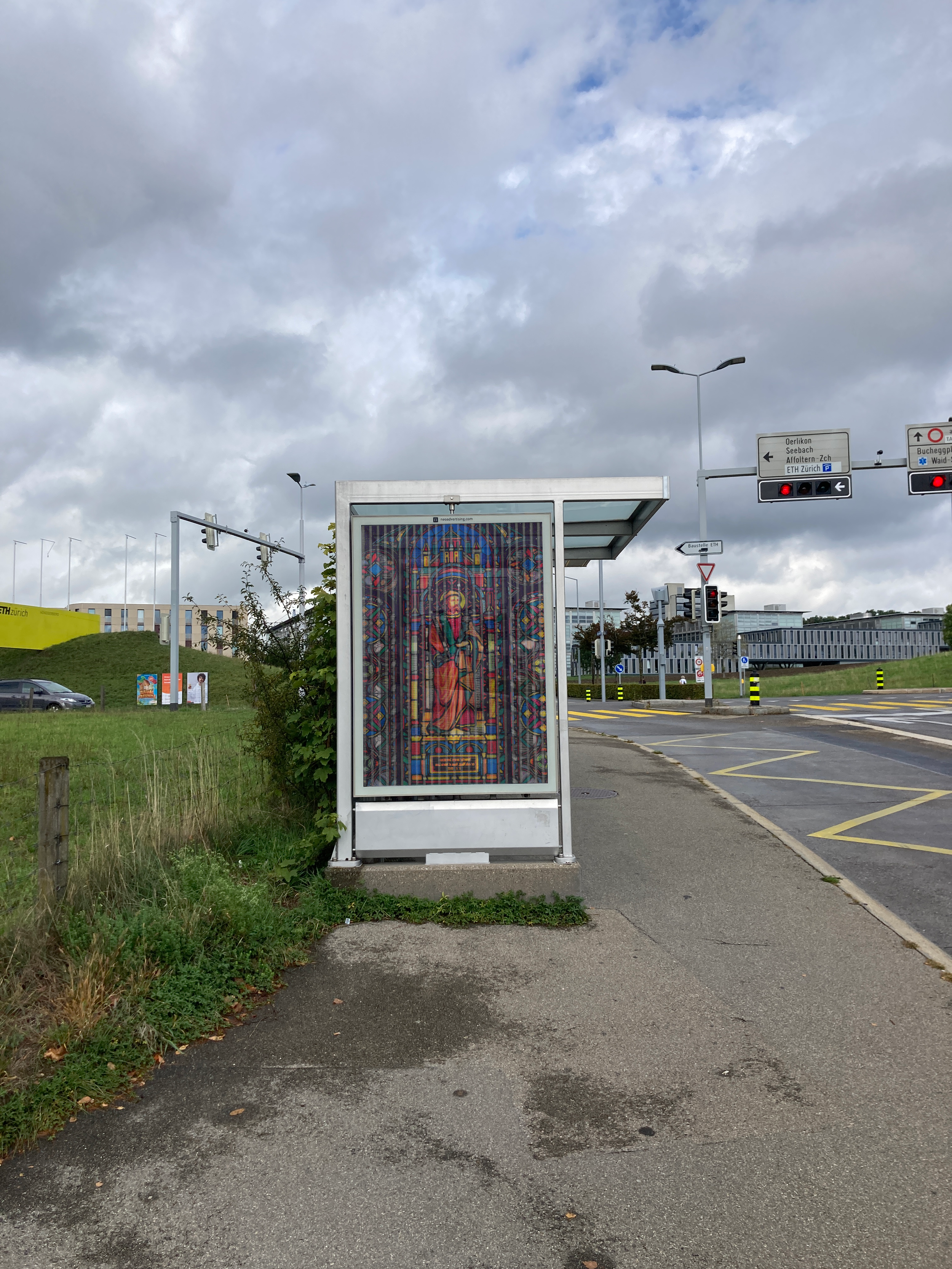  Proposed building integration: Bus and tram stops, City of Zurich. 